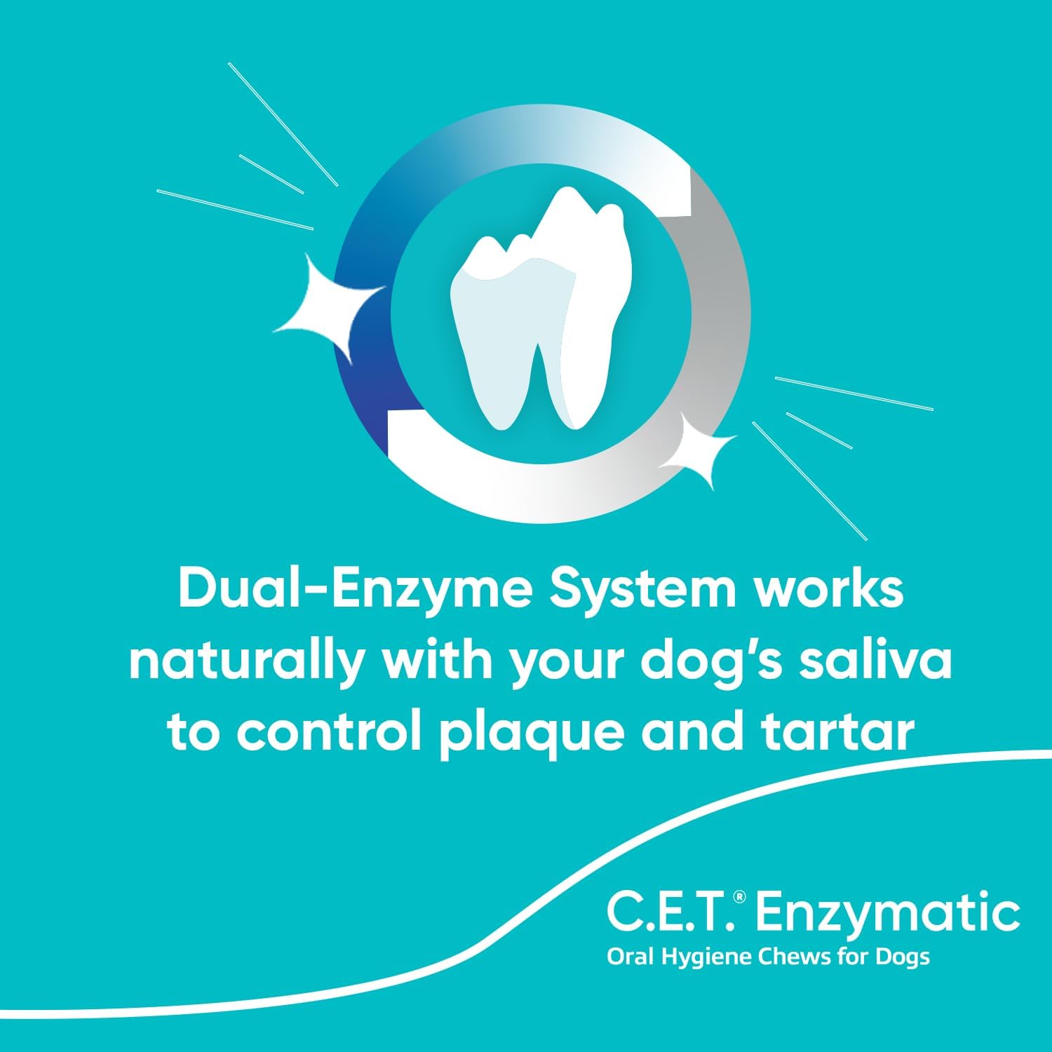 C.E.T. Oral Hygiene Chews for Large Dogs (30 count, Chicken Flavor)