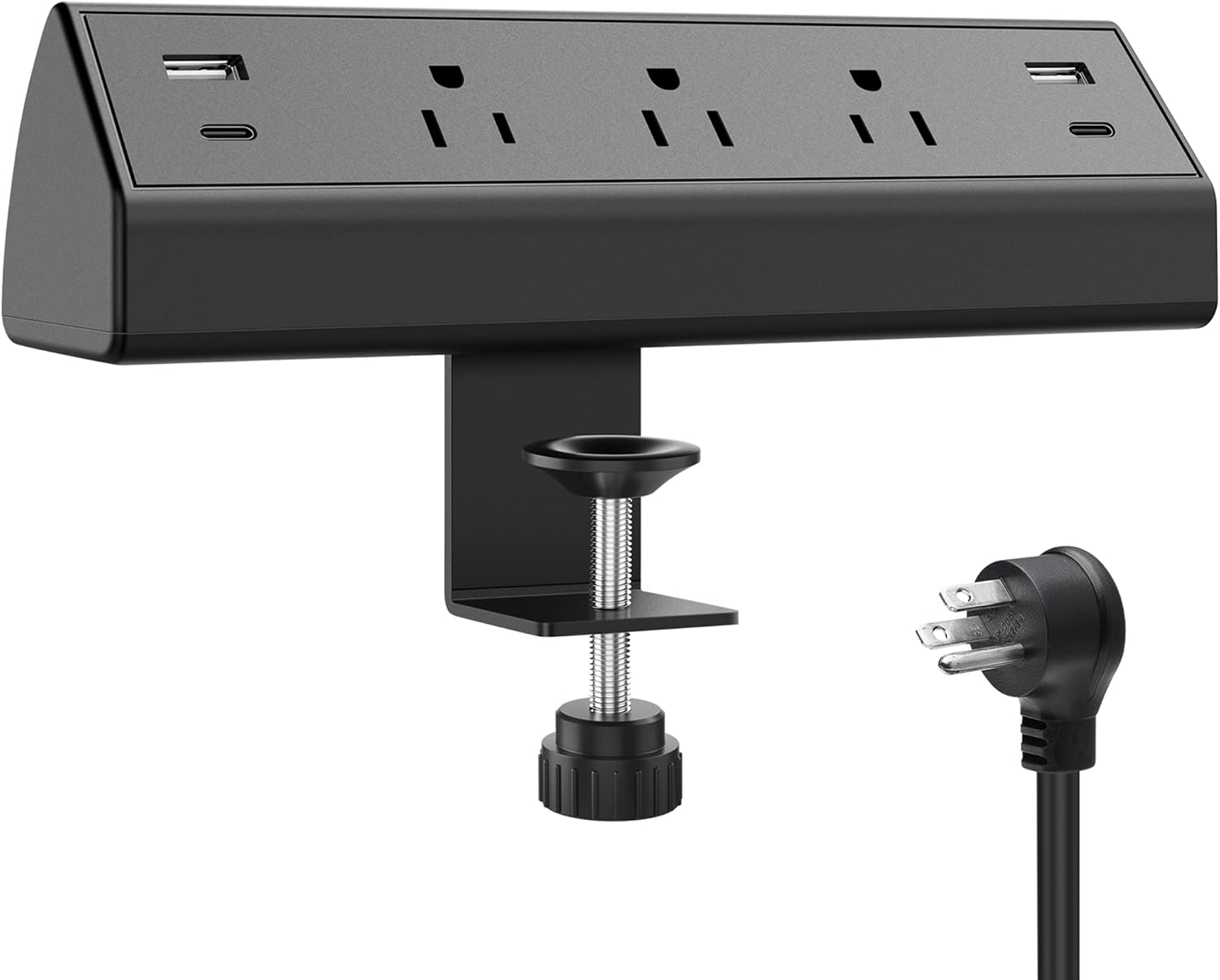 Jgstkcity desk clamp 40w fast charging station with 4 pd usb c ports and 5 outlets