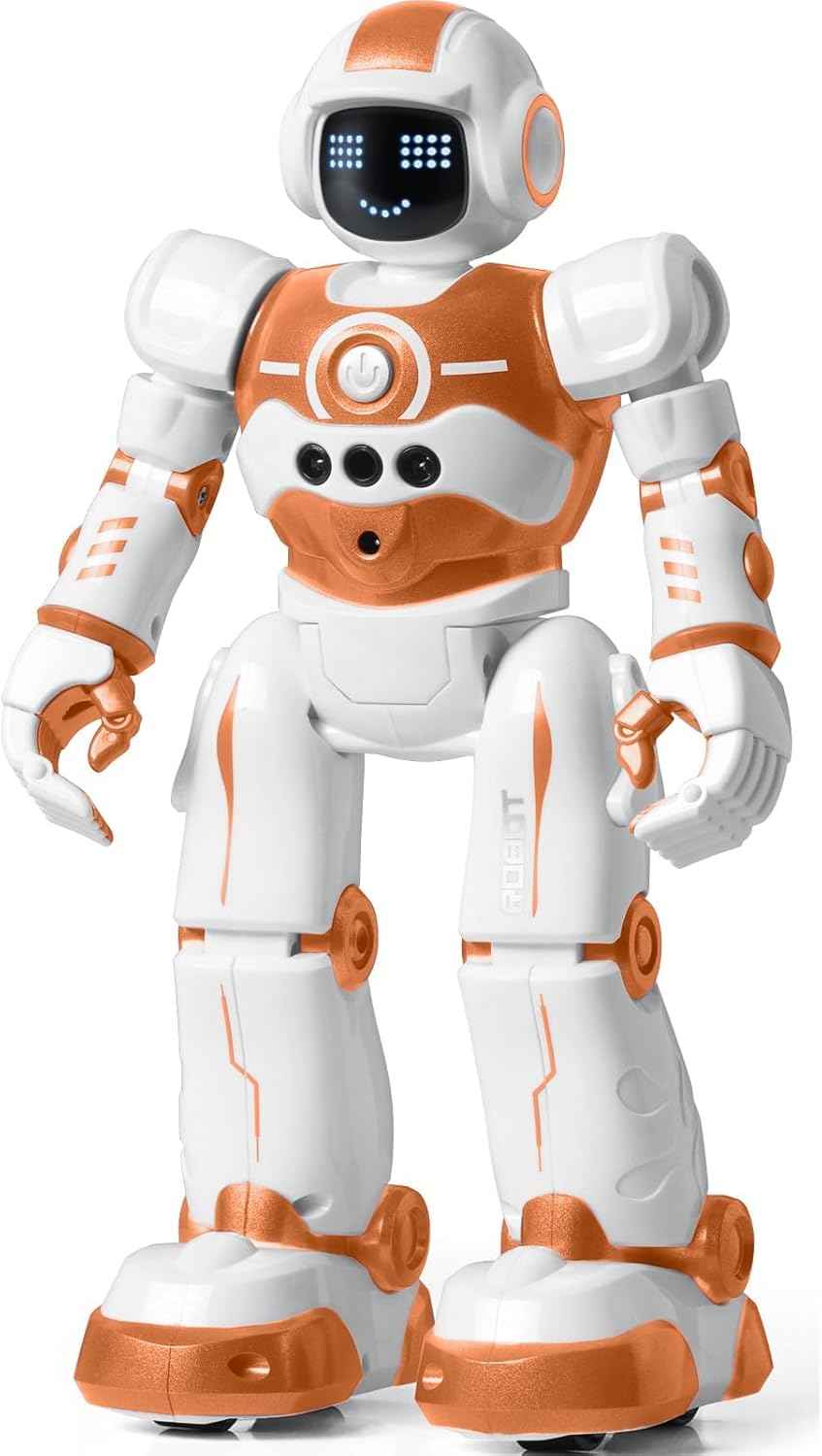 EduCuties Robot Toys for Kids,Programmable Remote Control Smart Walking Dancing Robot Toy with Gesture & Sensing for Age 4 5 6 7 8 9 10 Year Old Boys for Birthday Present