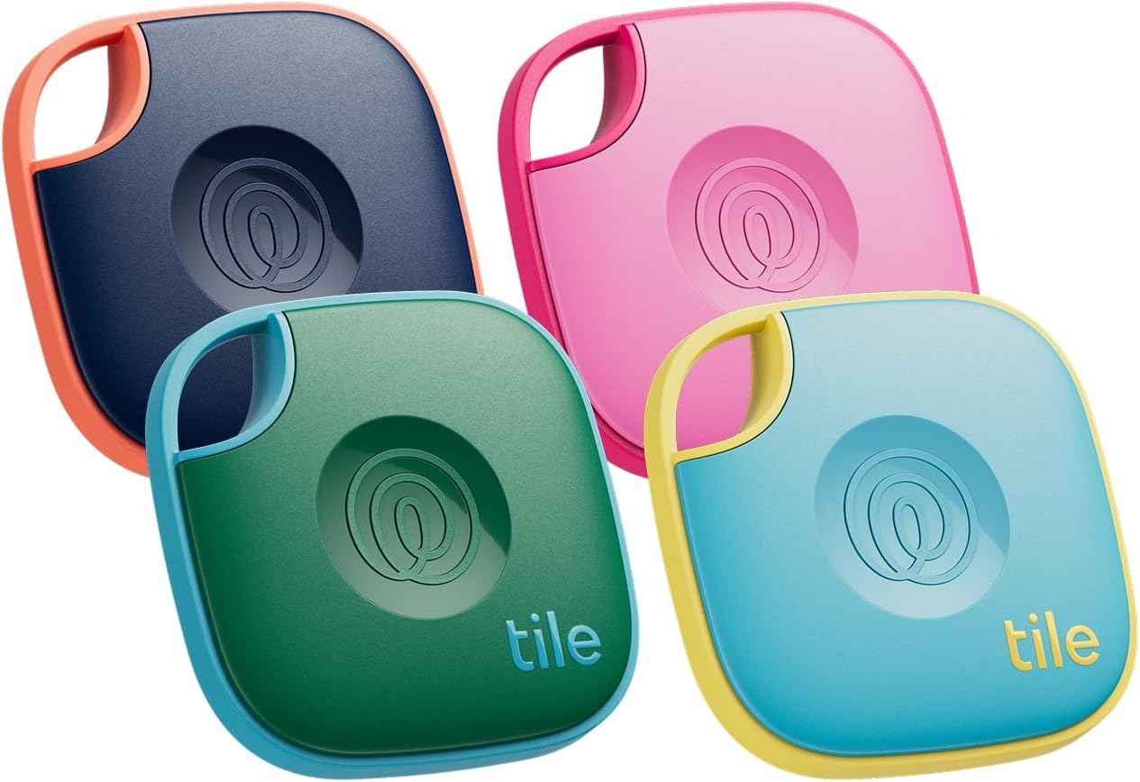 Tile by Life360 Mate - Bluetooth Tracker, Keys Finder and Item Locator for Keys, Bags and More. Phone Finder. Both iOS and Android Compatible. 1-Pack (Black)