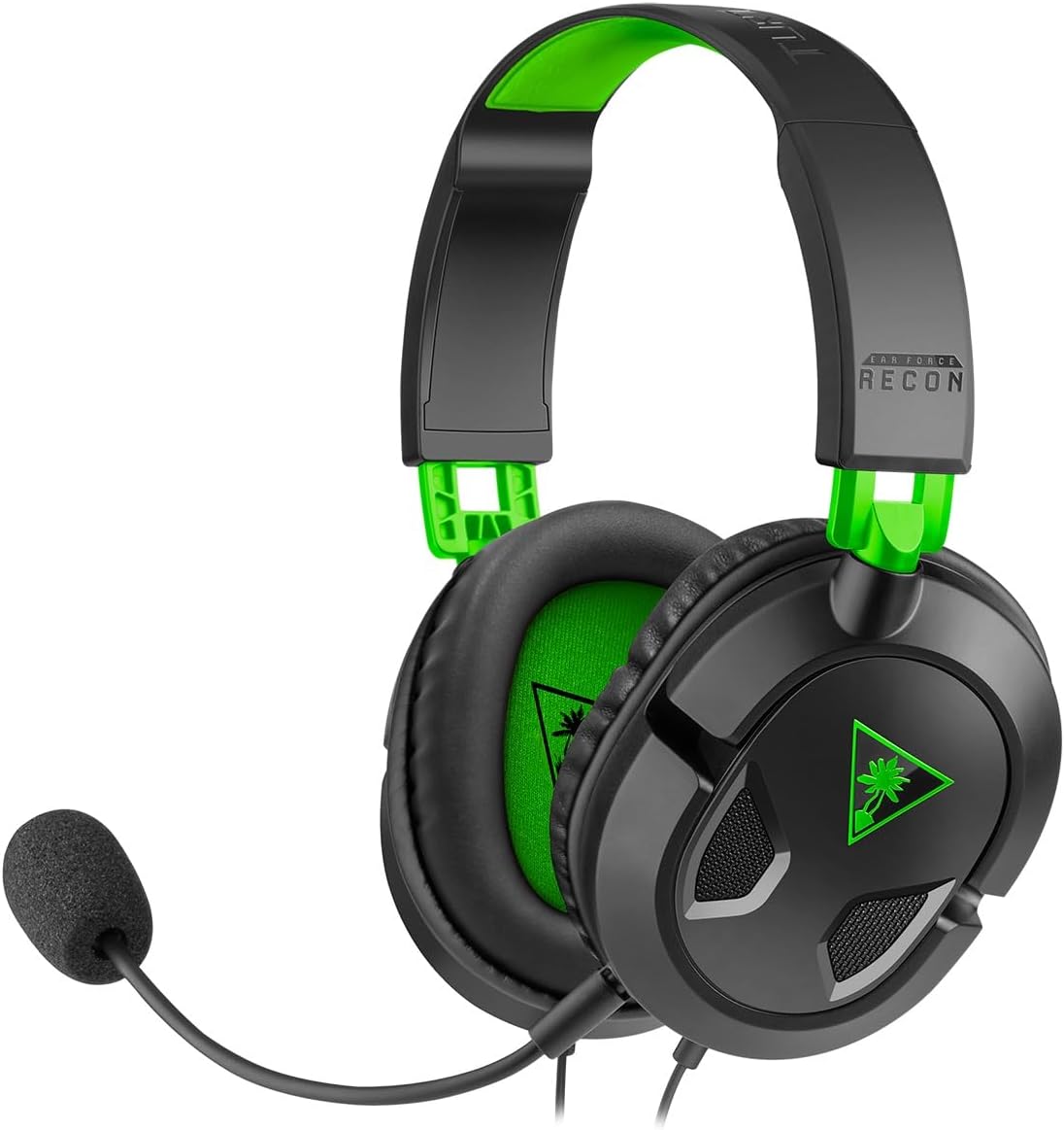 turtle beach recon 50 xbox gaming headset, 40mm speakers, removable mic, 3.5mm connection