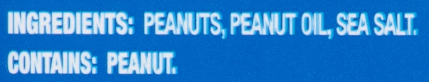 planters salted cocktail peanuts, 2.19lb bulk jar, kosher, roasted in peanut oil