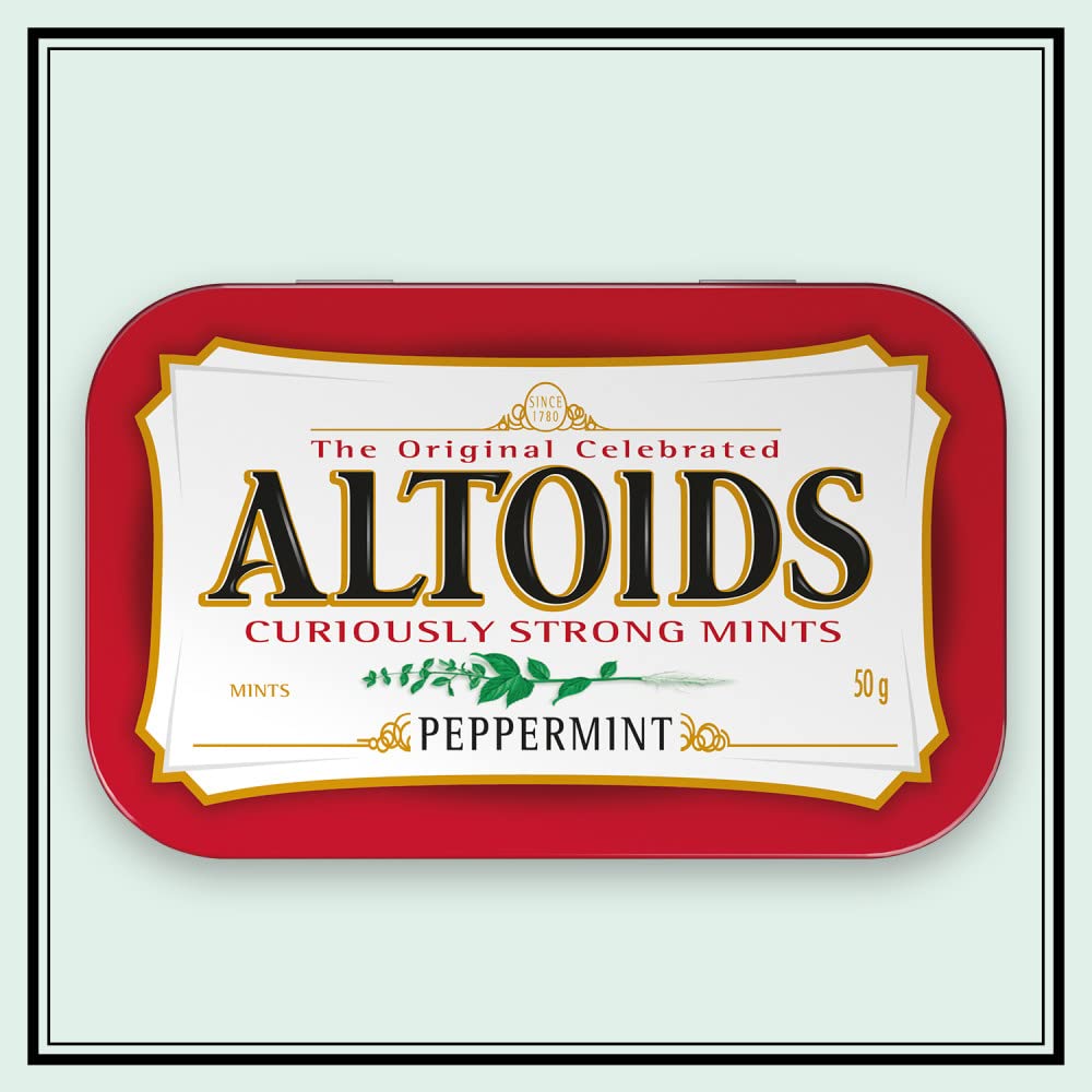 altoids classic peppermint breath mints 12 pack 1.76 ounce tin