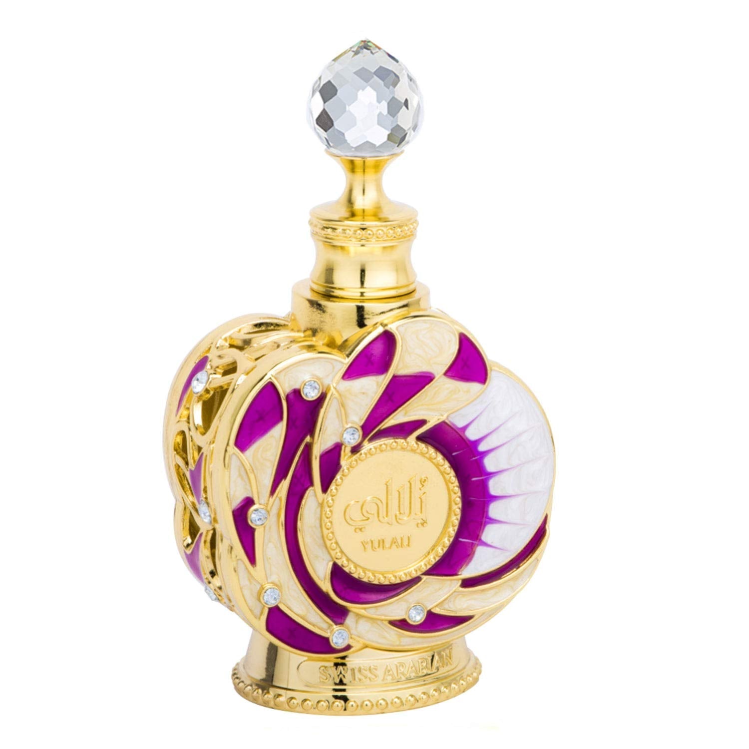 swiss arabian layali rouge 0.5 oz luxury perfume oil fragrance with mango rose and coconut notes