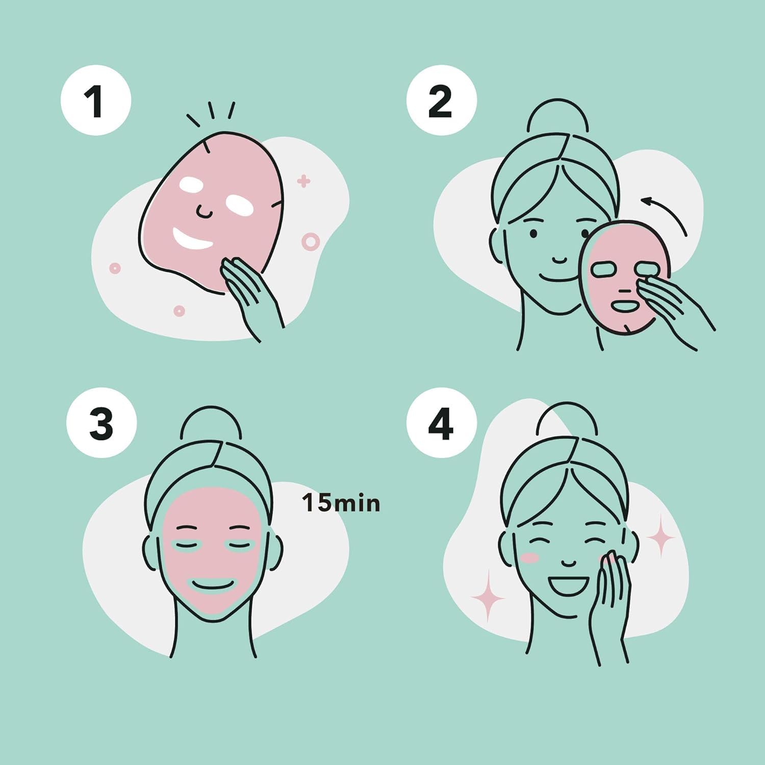 celavi essence facial sheet face mask variety set classic authentic korean moisturizing skincare 12-packs