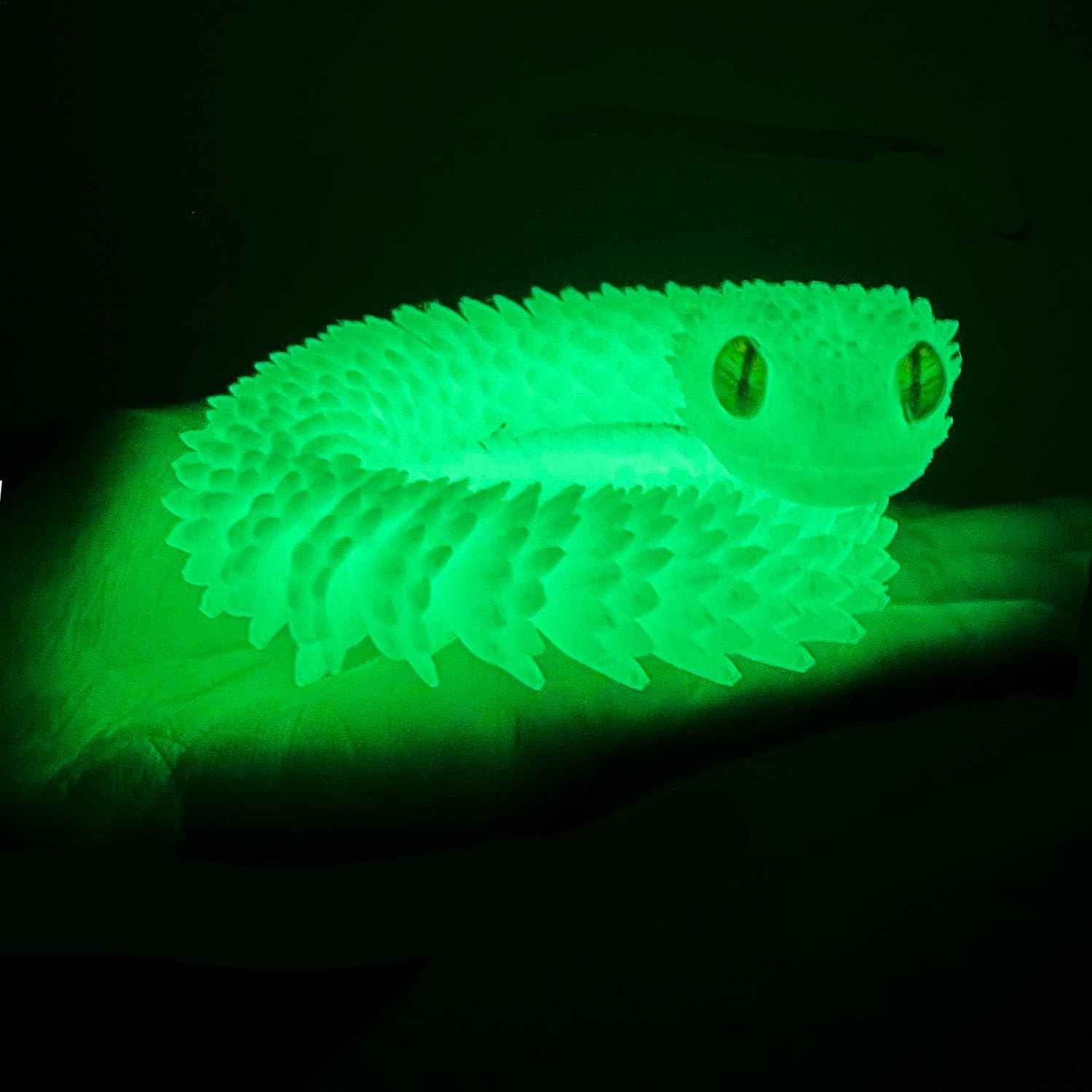 24in 3D Printed Snake Toys, Flexible 3D Printed Animal, Fidget ADHD Snake Toys, Perfect Desk Pet for Animal Collectors, Easter Basket Essentials, Easter Basket Stuffers