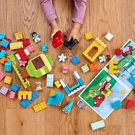 LEGO DUPLO Classic Deluxe Brick Box Building Blocks - Learning & Educational Toys for Toddlers, Preschool, Ages 1.5+ Years - Gift for Birthdays - Develop Fine Motor Skills - 10914