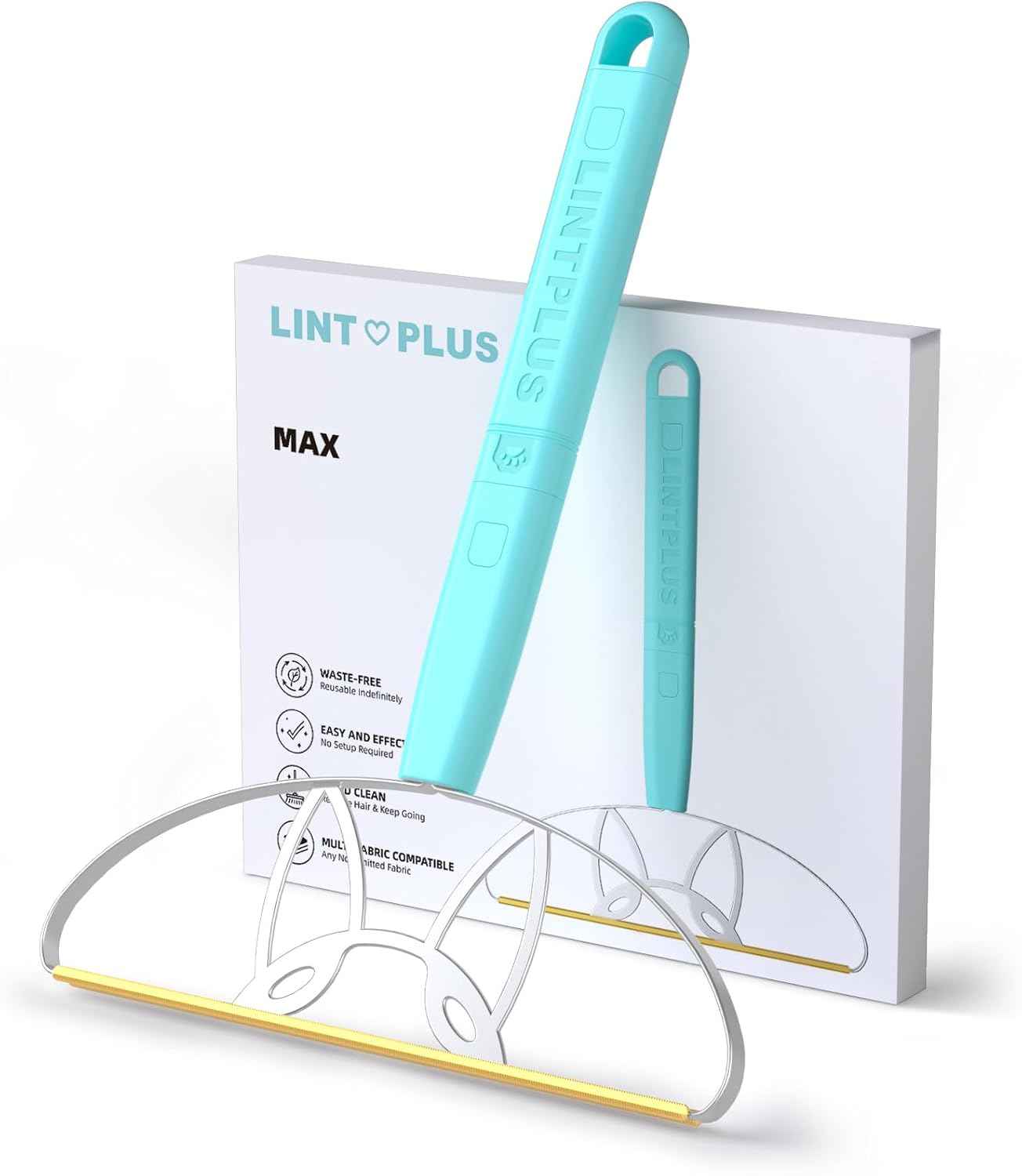 Deep Cleaner Pro Pet Hair Remover-Special Cat Hair Remover Multi Fabric Edge and Carpet Rake Scraper by LINTPLUS-Dog Hair Remover for Rugs,Couch & Pet Towers-Easy to Every Hair!