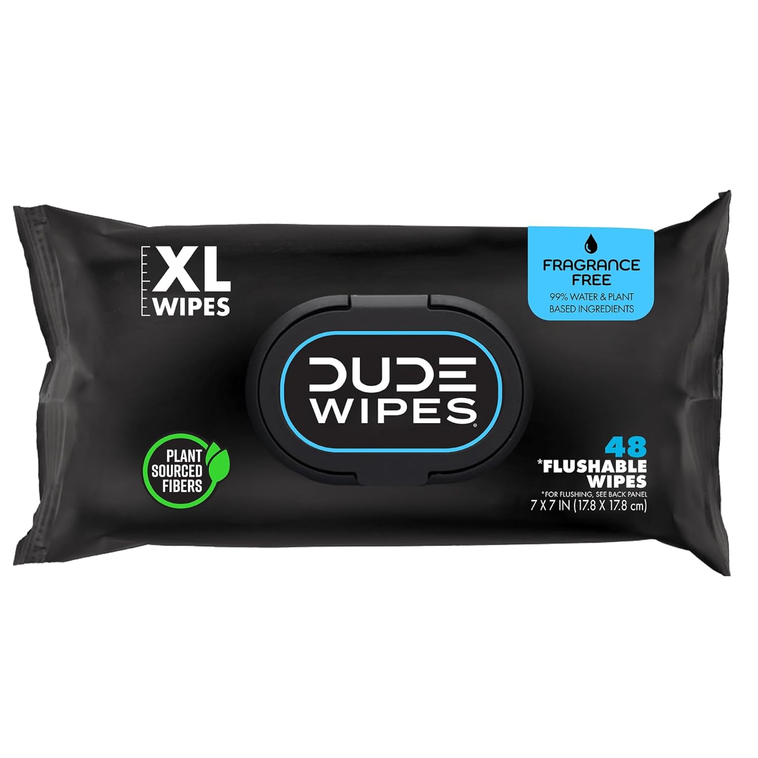 duke unscented extra-large adult wet wipes - 3 pack, 144 flushable wipes, septic and sewer safe