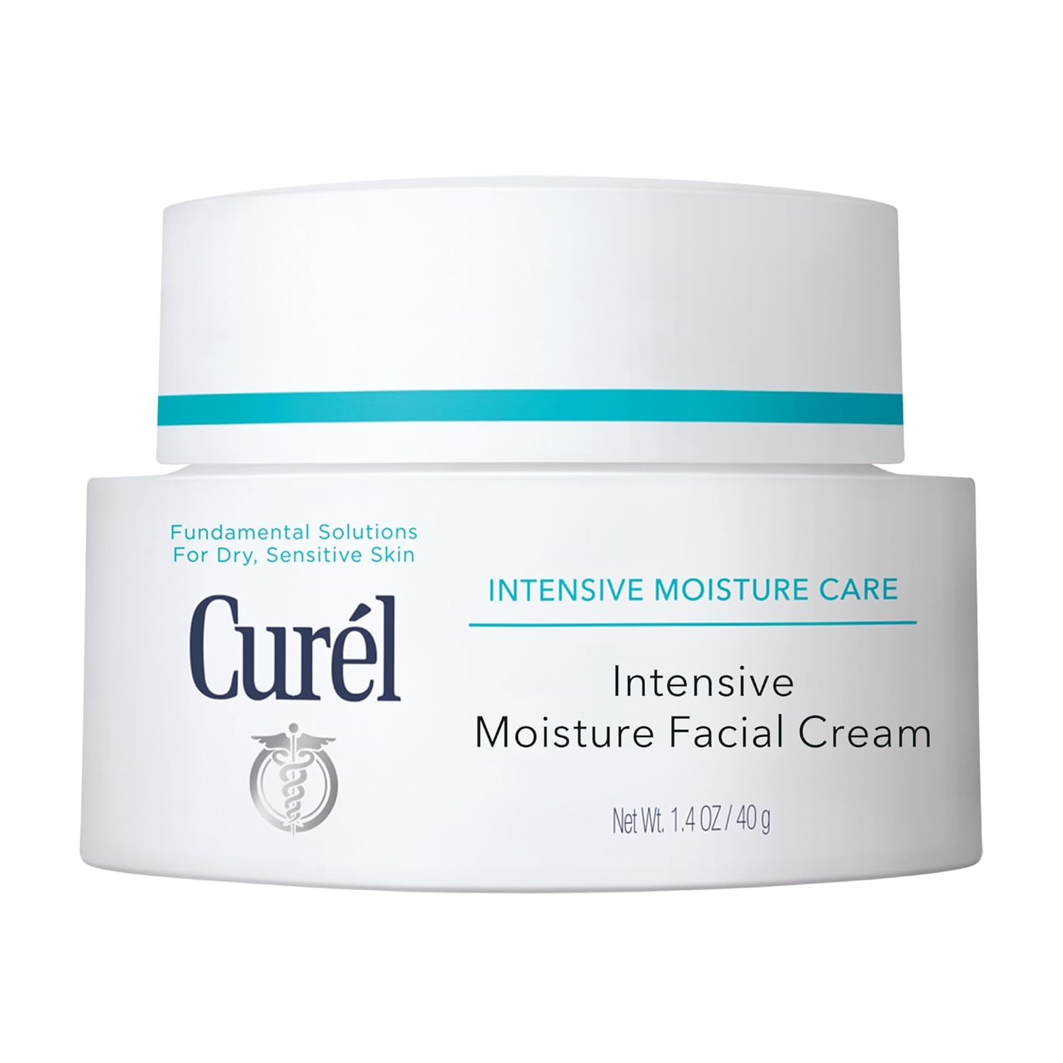 Curel Japanese Skin Care Intensive Face Moisturizer Cream, fragrance-free, anti-aging, 1.4 Oz, hydrating face lotion for dry to very dry sensitive skin