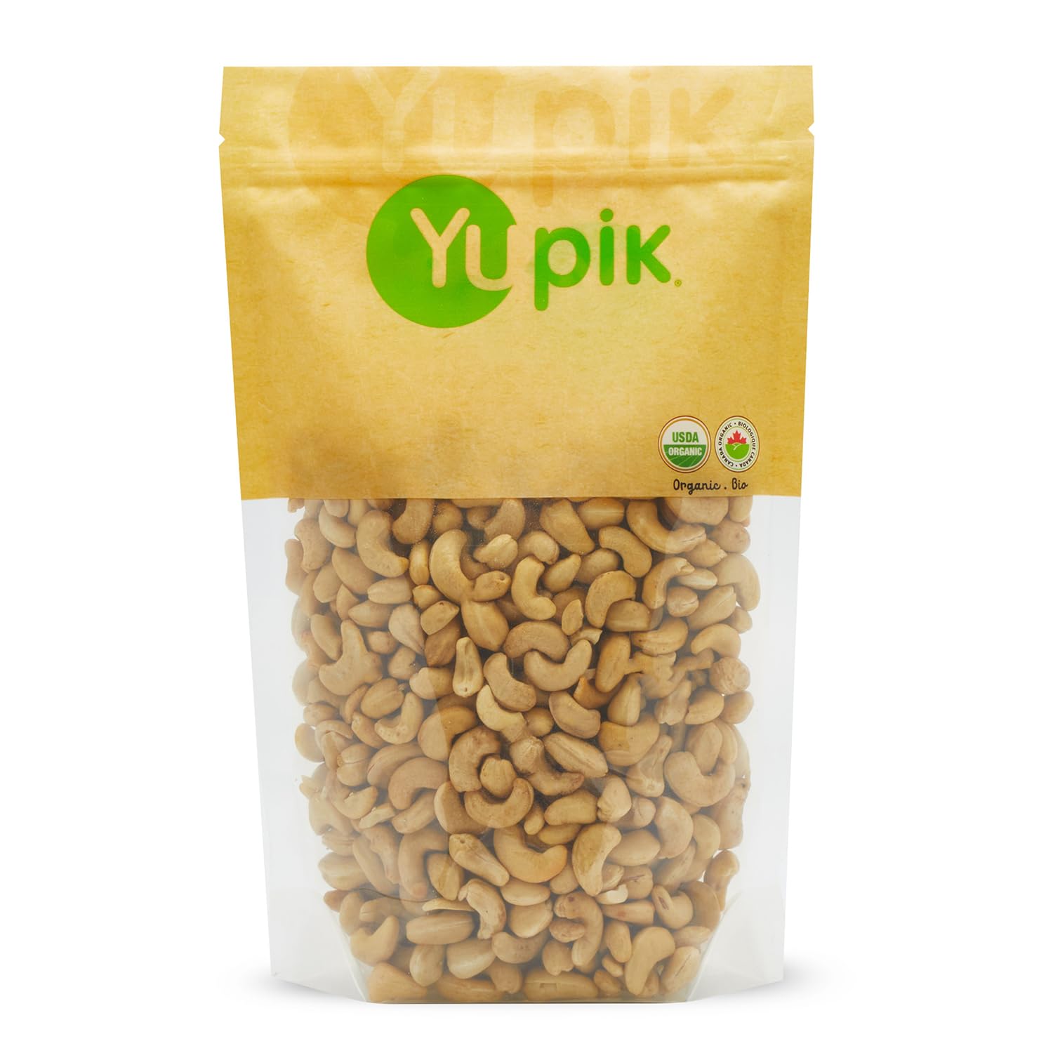 yupik organic raw cashews 2.2lb kosher gluten-free non-gmo vegan unsalted