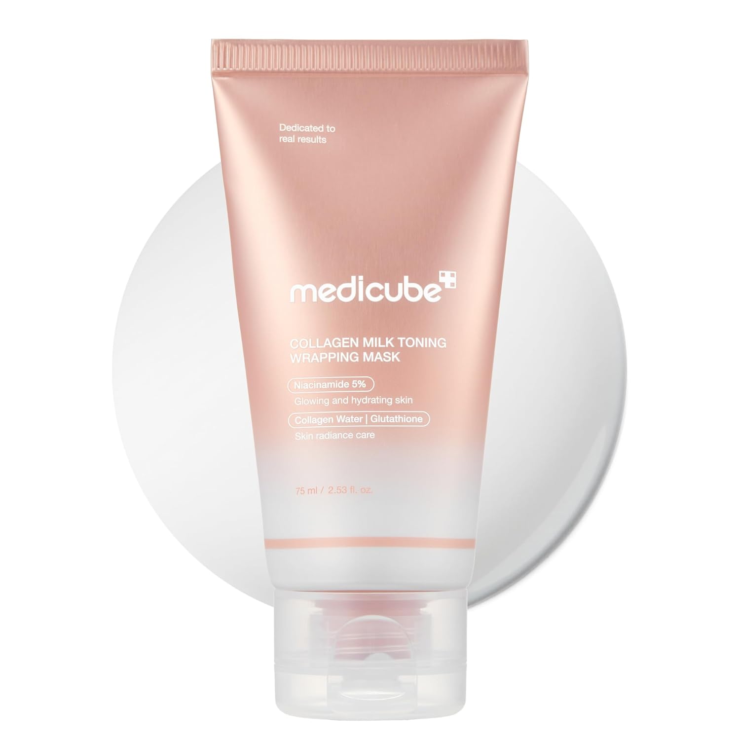 medicube Wrapping Mask Kojic Acid and Turmeric Overnight Peel Off Facial Mask, 2.53 fl.oz, Korean Skin Care