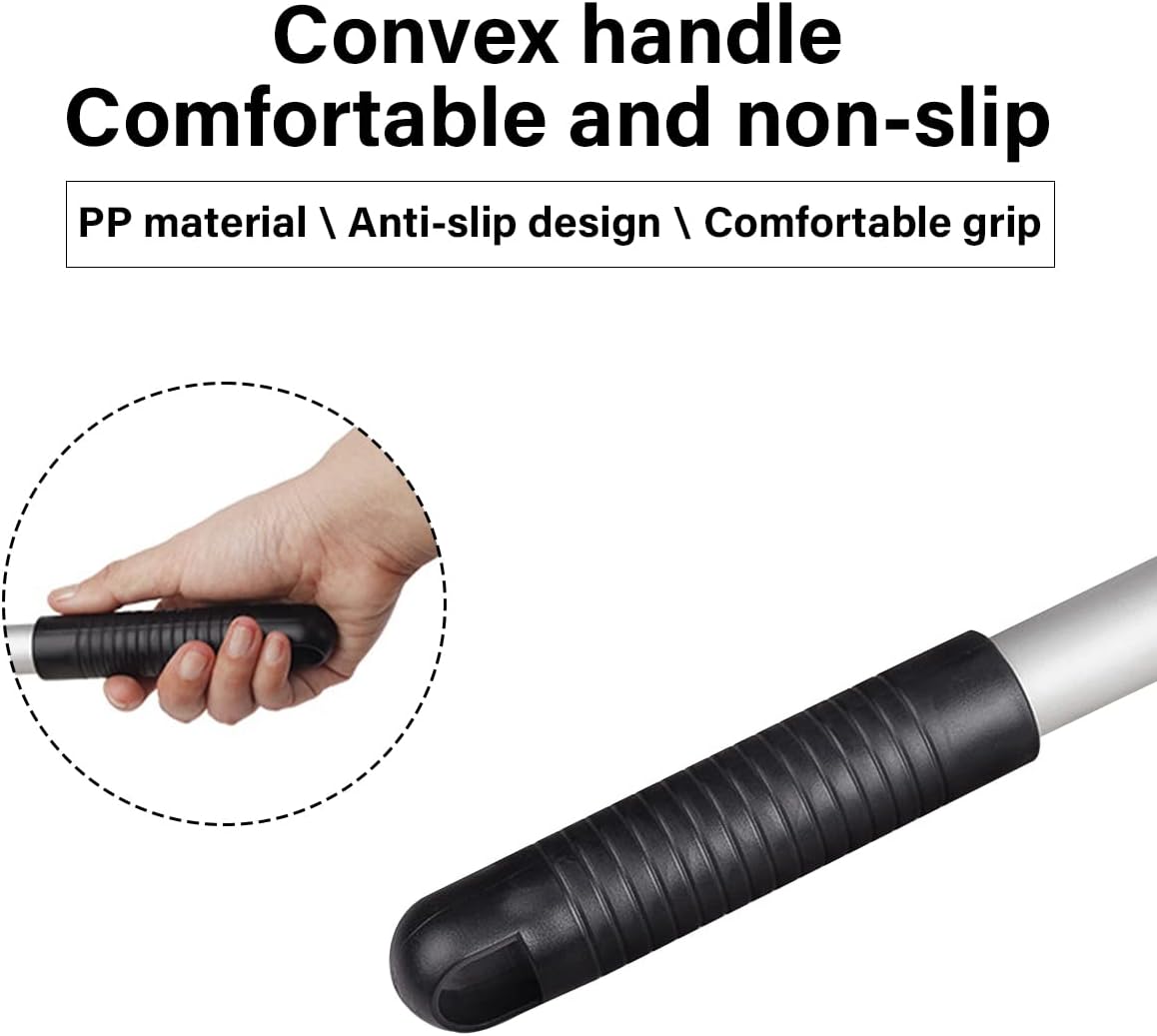 Windshield cleaning tool with 4 washable microfiber pads, extendable long handle, and reusable cleaner kit for auto, office, and home in green