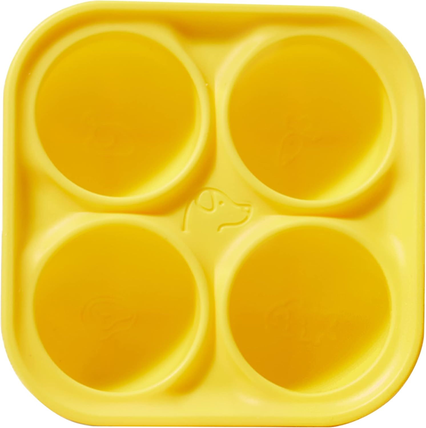 WOOF Pupsicle Treat Tray Mold, Large 25-75lbs, Silicone, Dishwasher Safe, Reusable, Freeze Refill, Dog Treats, Pupsicle Toy
