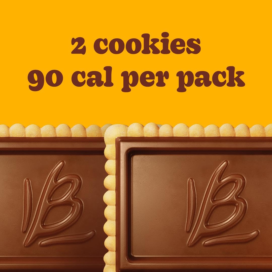 Bauducco Choco Biscuit Cookies - Individually Wrapped, 0.6 oz, 40 count, 25.3 oz total weight
