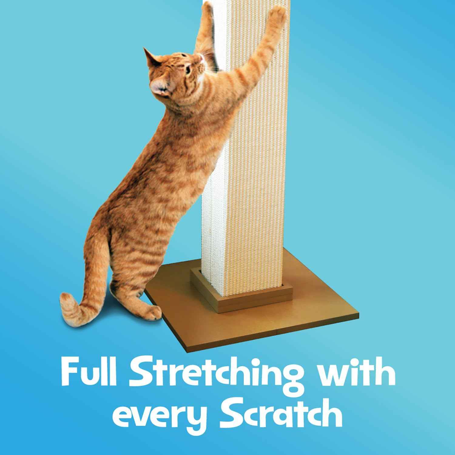SmartCat Pioneer Pet Ultimate Scratching Post (Beige)