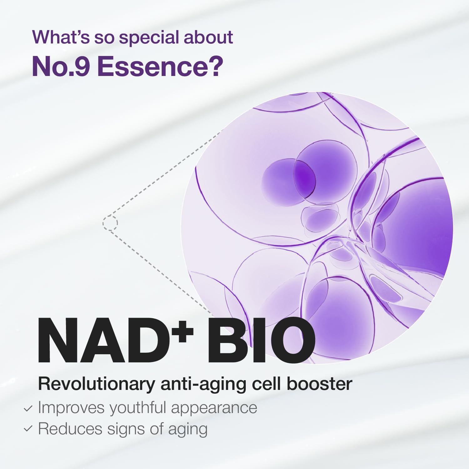 Numbuzin No.9 Essence | 1.69 fl oz NAD+ BIO Lifting Serum for Firming & Wrinkles