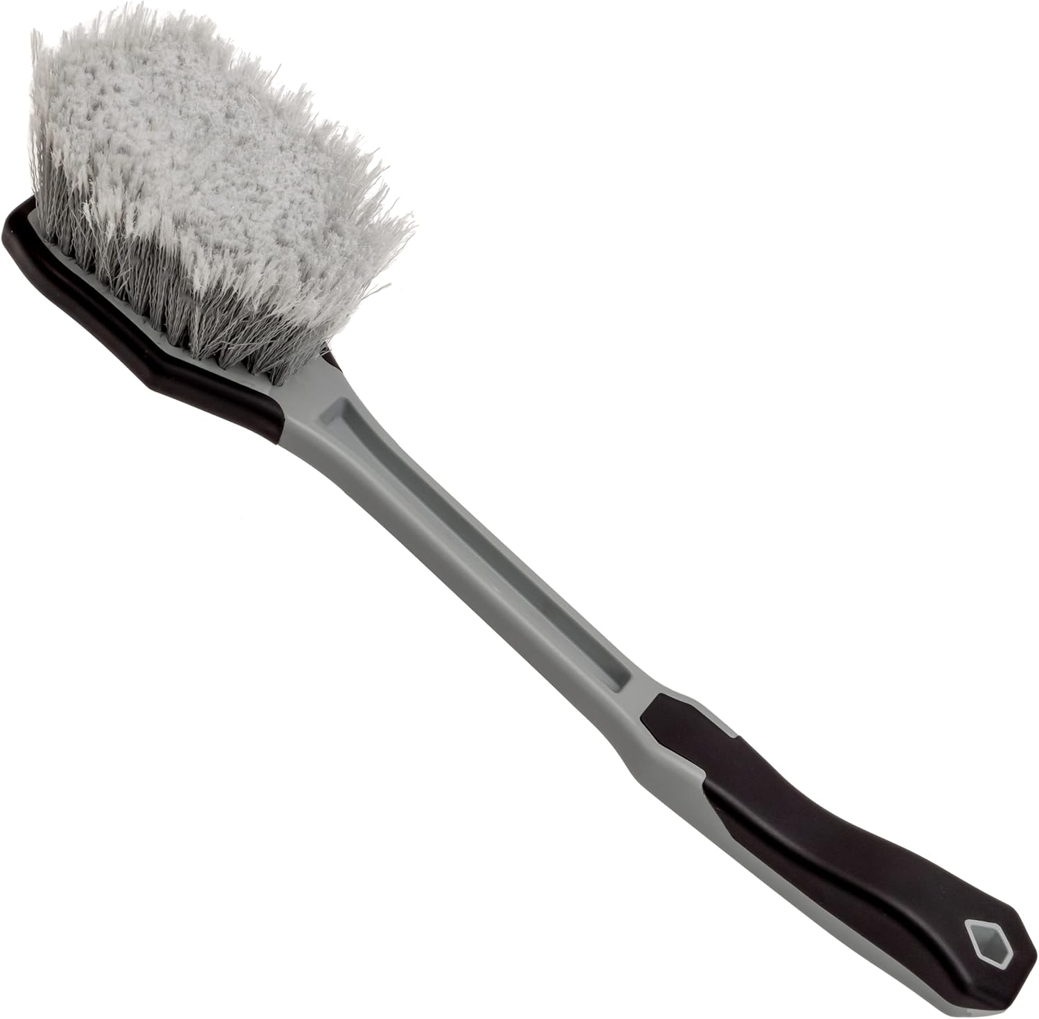 VIKING 16.5 inch grey/black car wash brush with long handle for car detailing and outdoor use