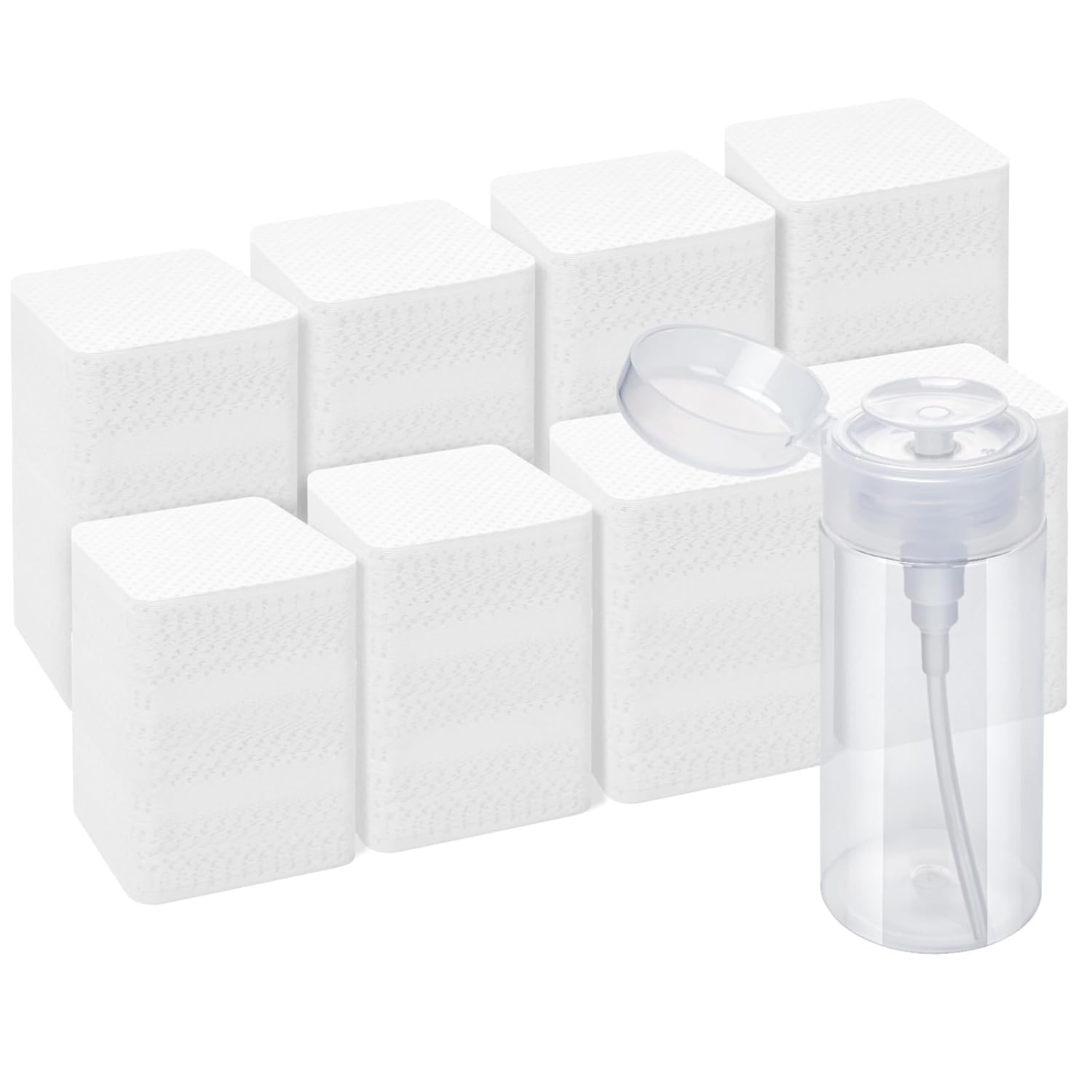 Lint Free Nail Wipes 540PCS Super Absorbent Soft Nail Polish Remover Wipes for Fingernail Eyelash Extension