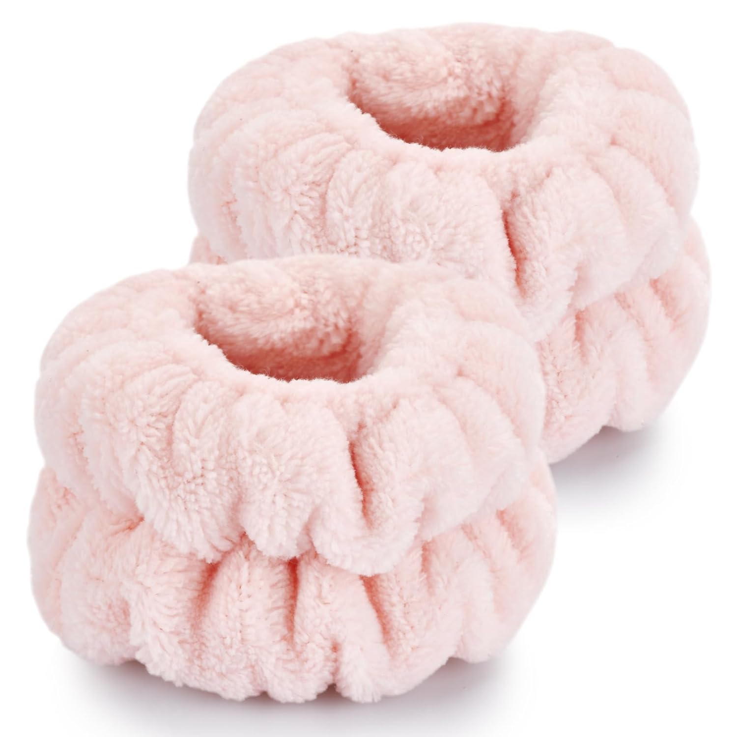 dorbetar microfiber wrist towels for washing face, soft coral fleece, breathable, fast drying