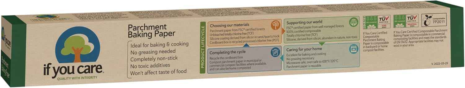 If You Care Parchment Baking Paper, 70 sq ft