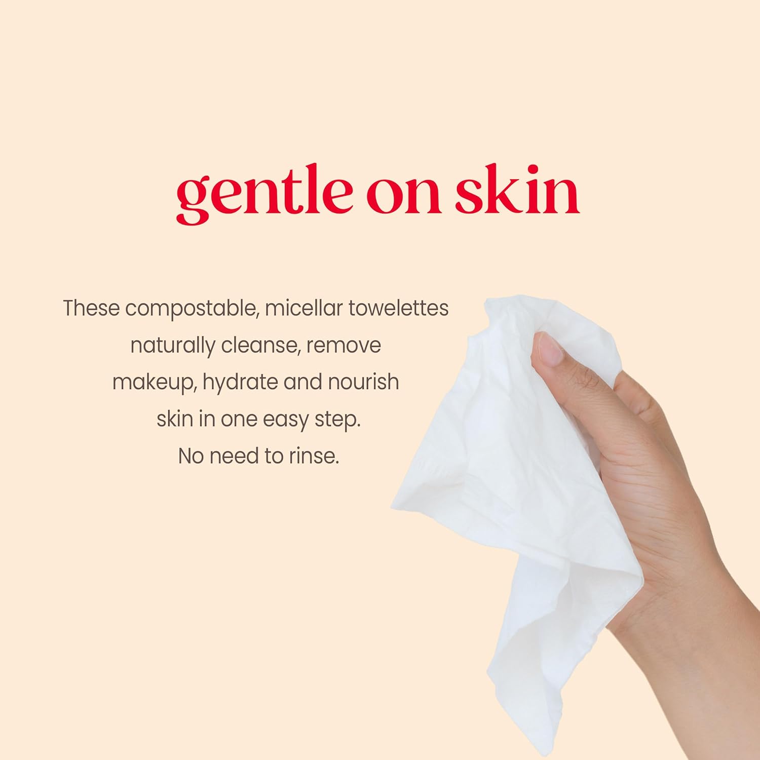 Burt's Bees 30 ct Rose Water Facial Towelettes, Hydrating Micellar Makeup Remover Wipes for All Skin Types, 3-Pack