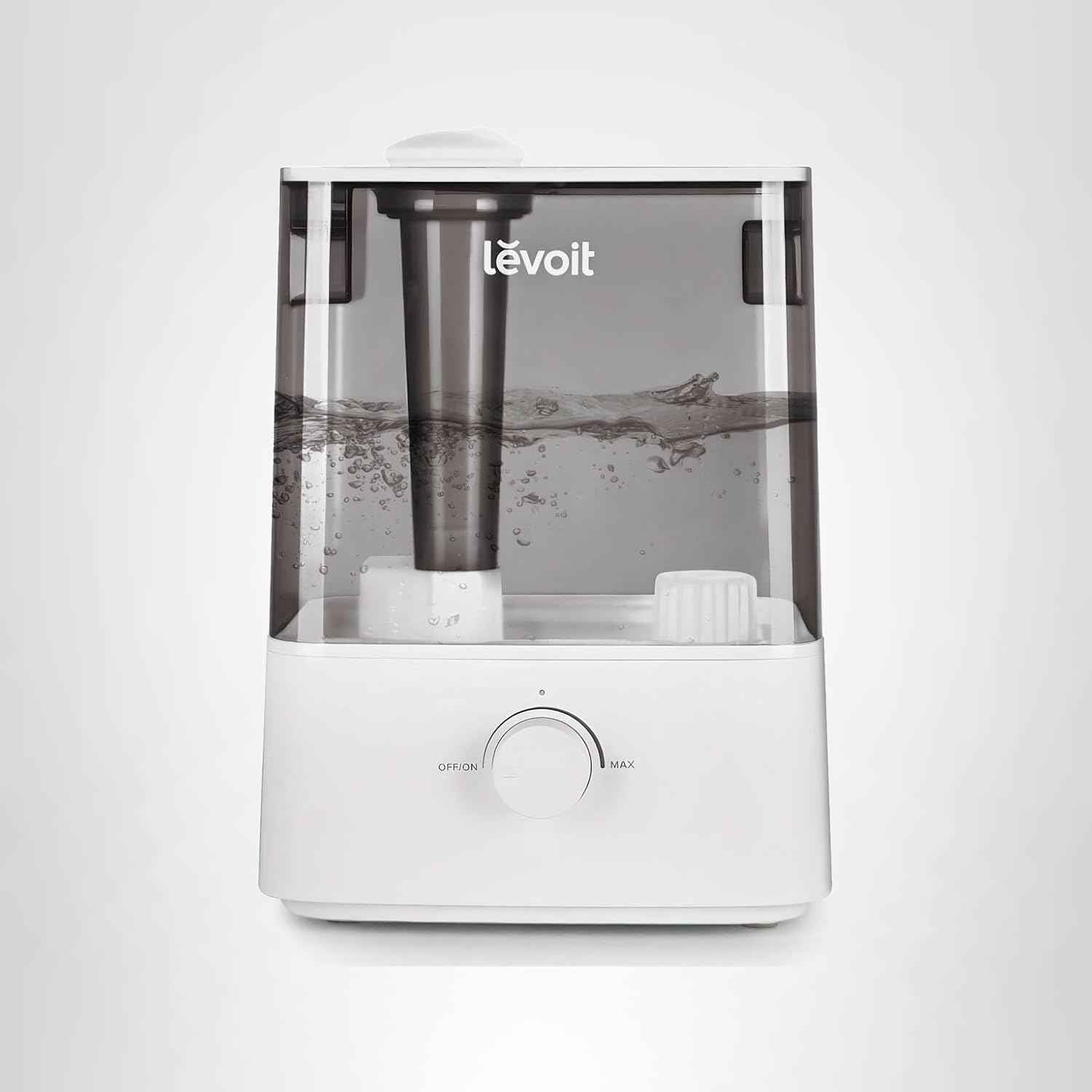 LEVOIT Humidifiers for Bedroom Large Room Home, (6L) Cool Mist Top Fill Essential Oil Diffuser for Baby & Plants, Smart App & Voice Control, Rapid Humidification & Auto Mode - Quiet Sleep Mode, Gray