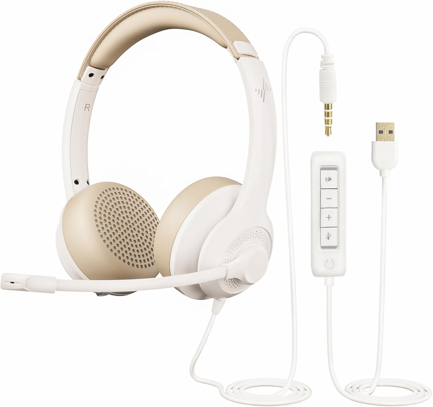 usb headset with noise cancelling microphone for pc laptop headphones black