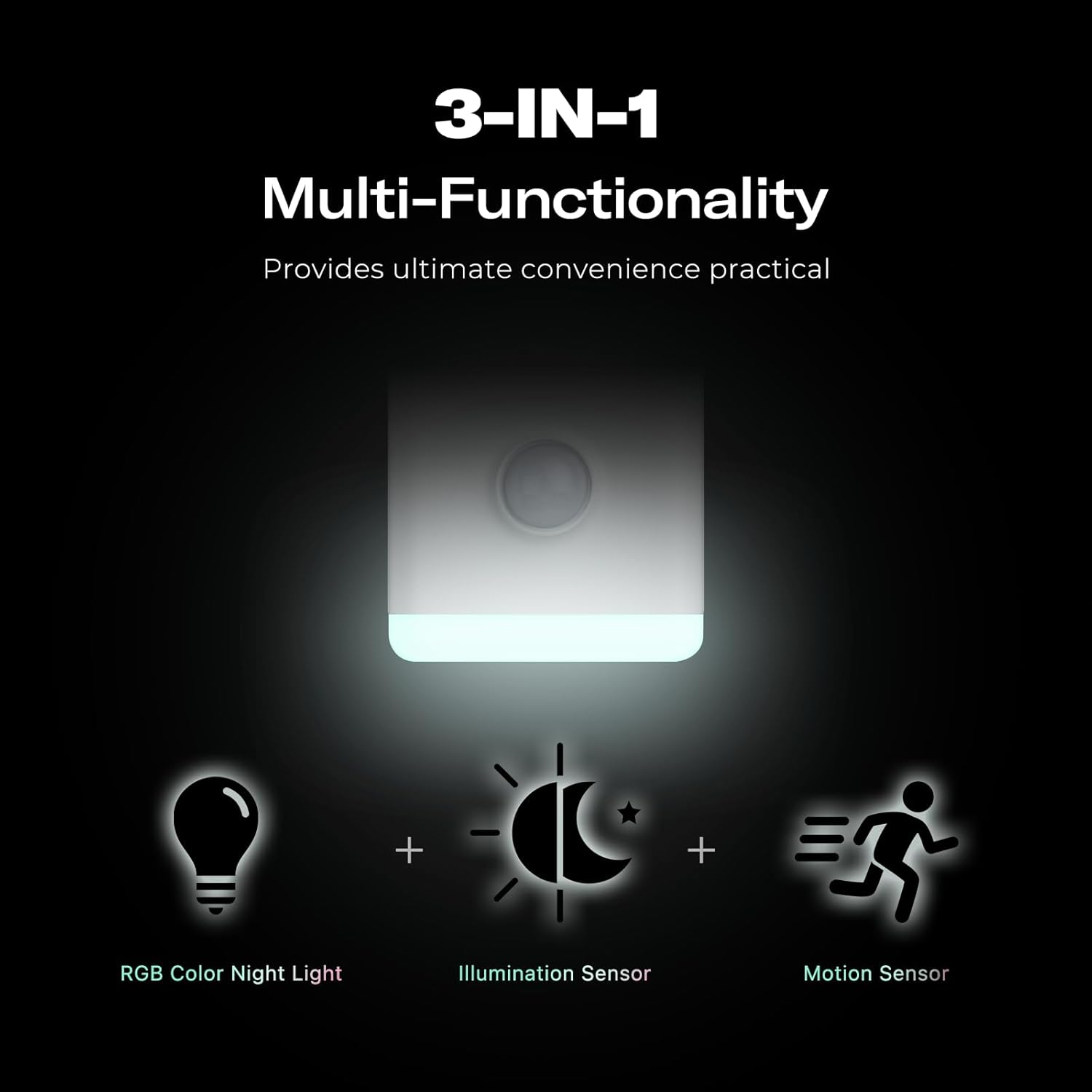 ThirdReality Smart Color Night Light with Matter, WiFi, and Multi-Functionality for Smart Home Use