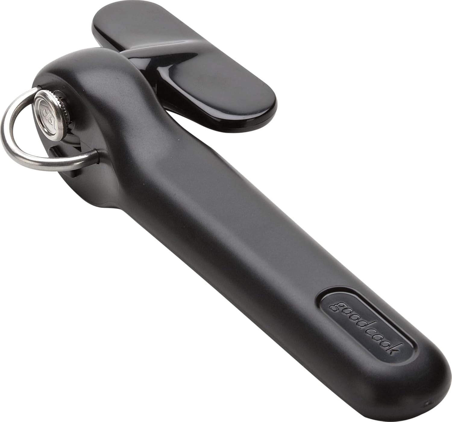 Good Cook Safe Cut Manual Can Opener, Black, Sharp Edge-Free, Stainless Steel