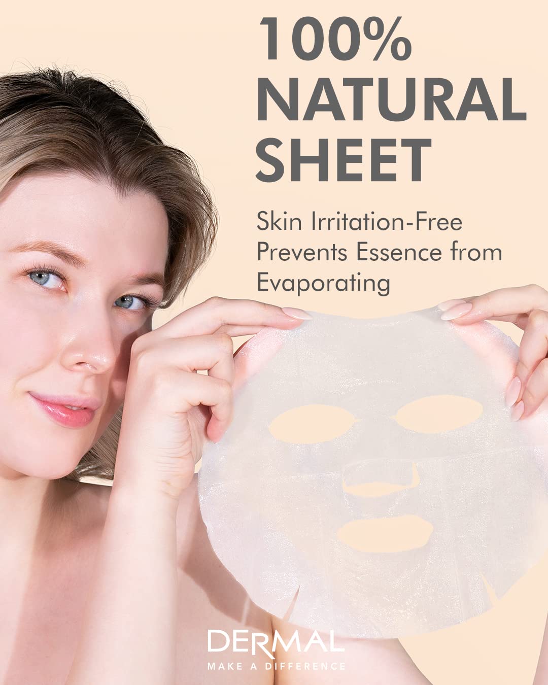 dermal korean collagen face mask 24 combo pack hydrating soothing sheet mask for dry sensitive skin