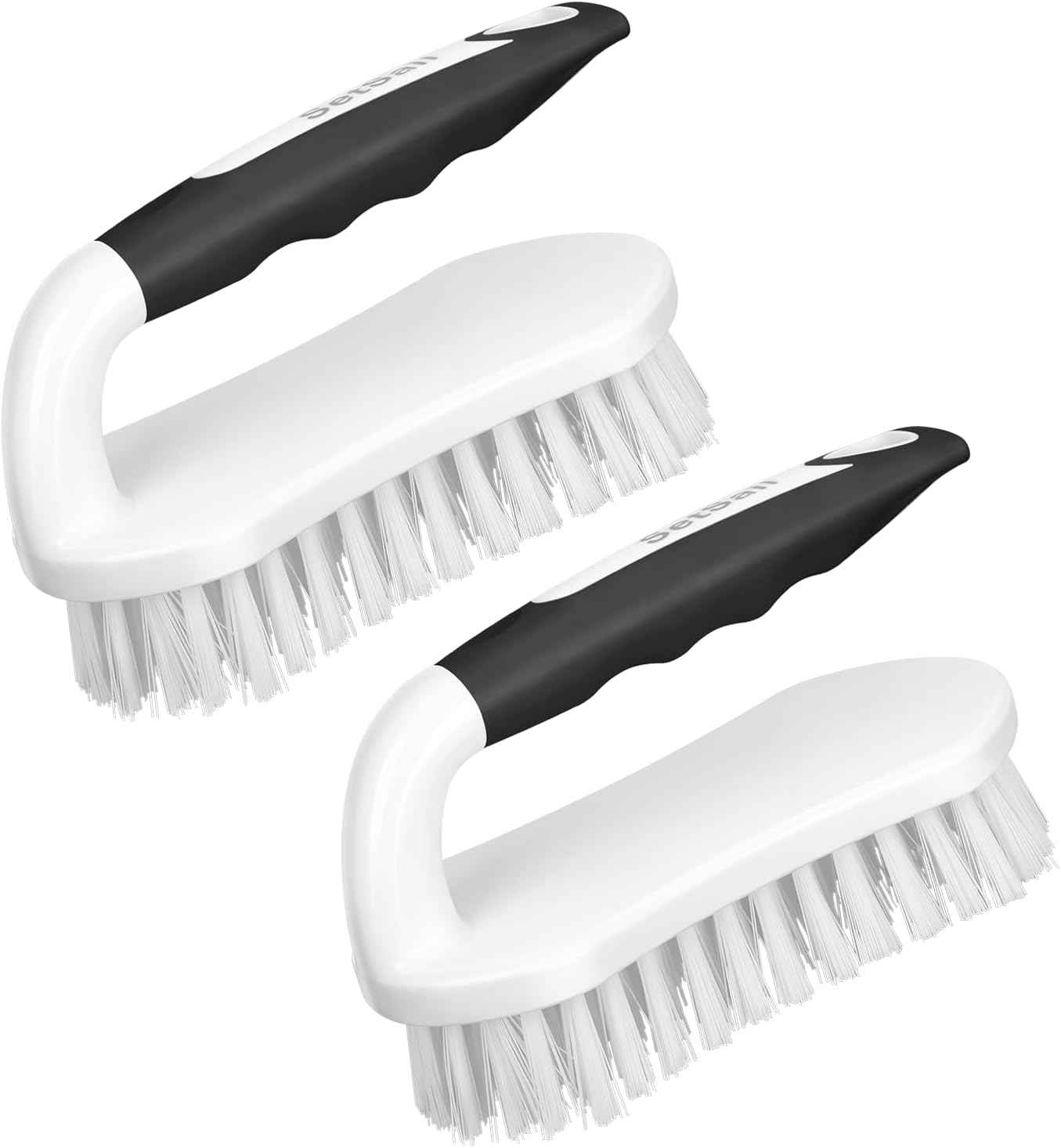 SetSail Scrub Brush, Heavy-Duty Scrub Brushes for Cleaning with Stiff Bristles Cleaning Brush for Shower, Bathroom, Carpet, Kitchen and Bathtub Scrubber - 2 Pack