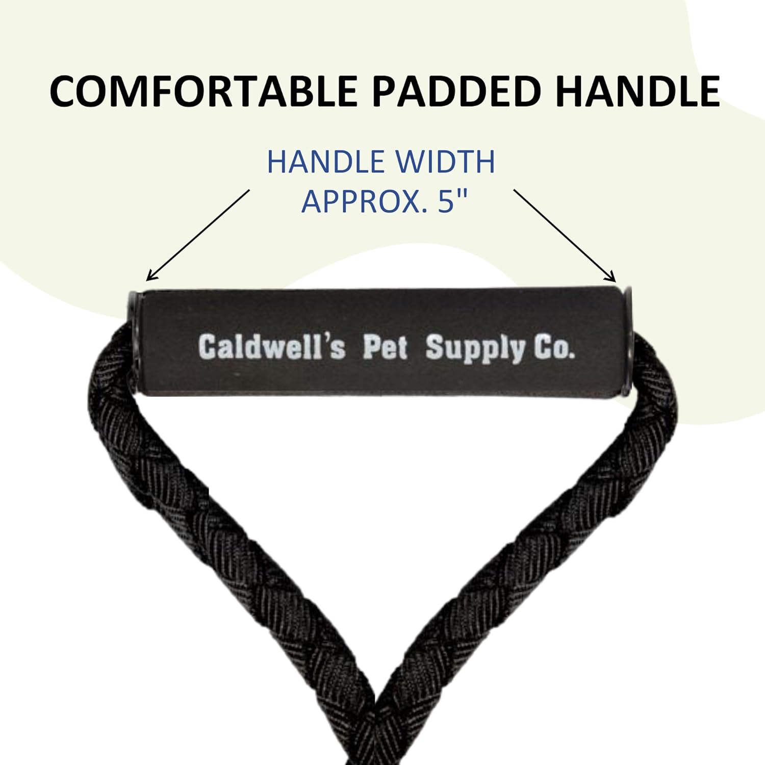 Caldwell's Pet Supply Co. Dual Dog Leash, Heavy Duty, 54" Long, Nylon/Polyester Blend, for Small, Medium, or Large Dogs