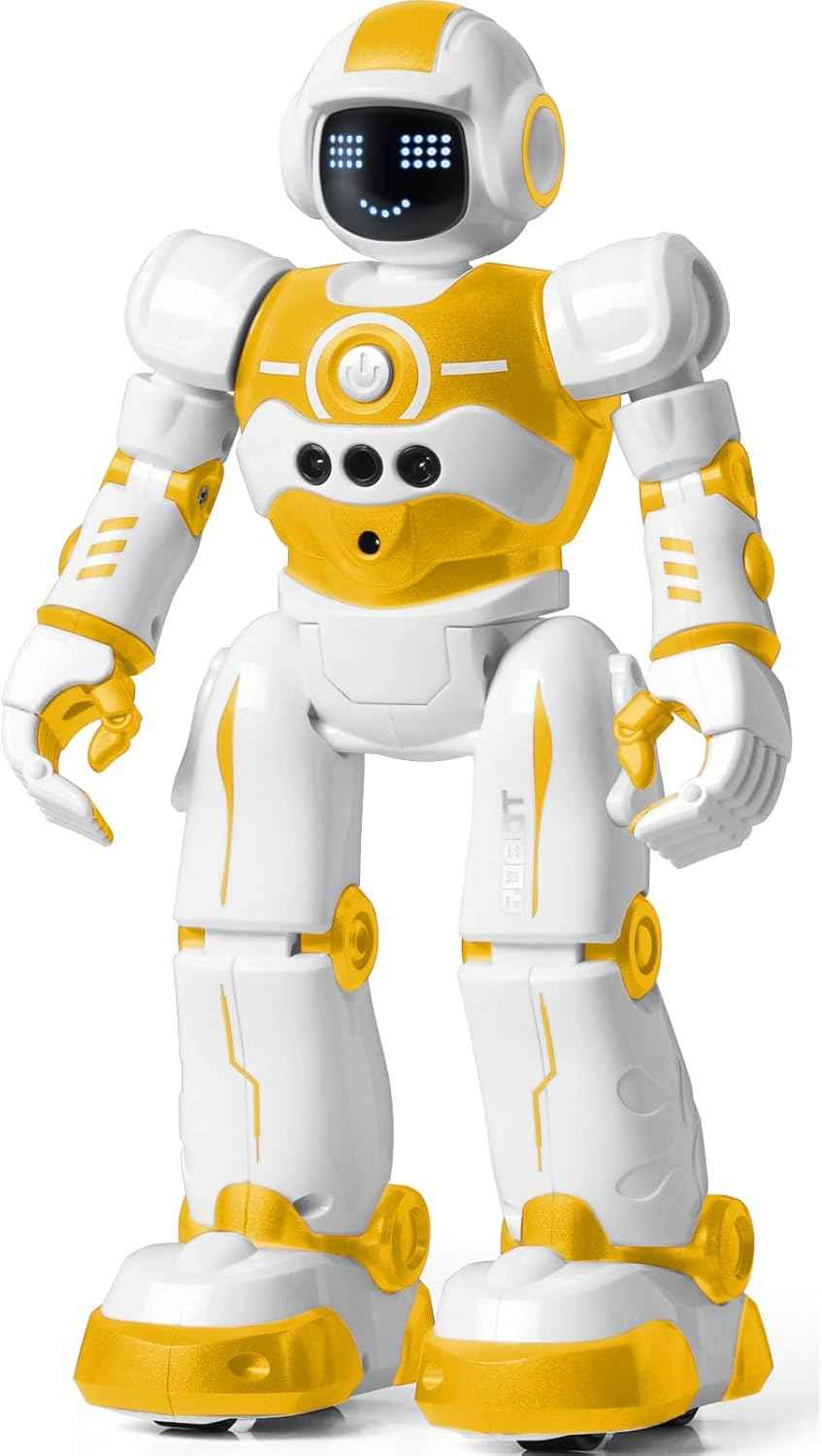 EduCuties Robot Toys for Kids,Programmable Remote Control Smart Walking Dancing Robot Toy with Gesture & Sensing for Age 4 5 6 7 8 9 10 Year Old Boys for Birthday Present
