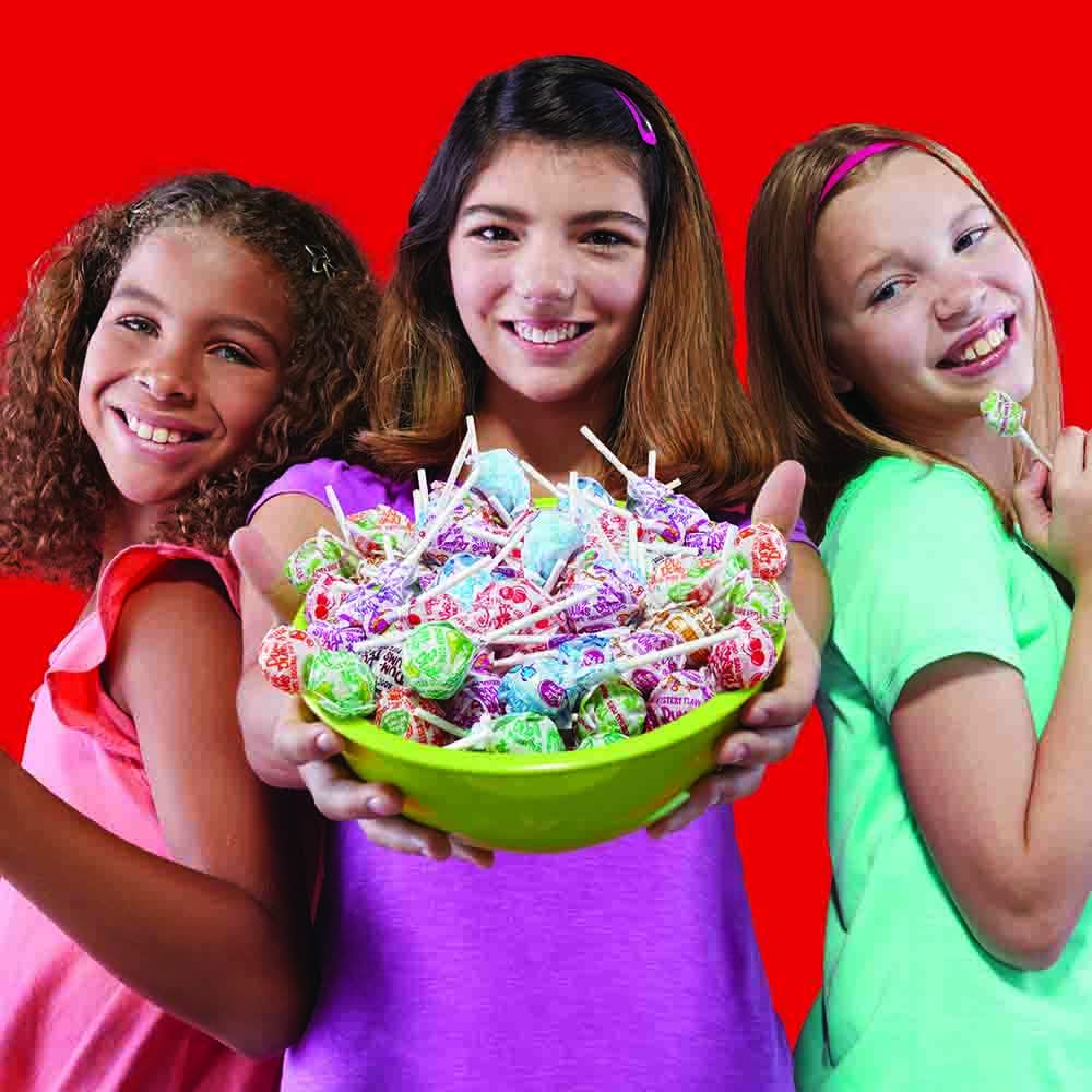Dum Dums original 400 ct assorted suckers, individually wrapped lollipops, bulk candy bag