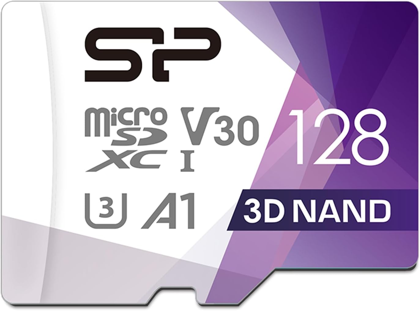 Silicon Power 128GB U3 SDXC Micro SD Card for Cams, DJI Pocket, and Drones with High Speed 100MB/s