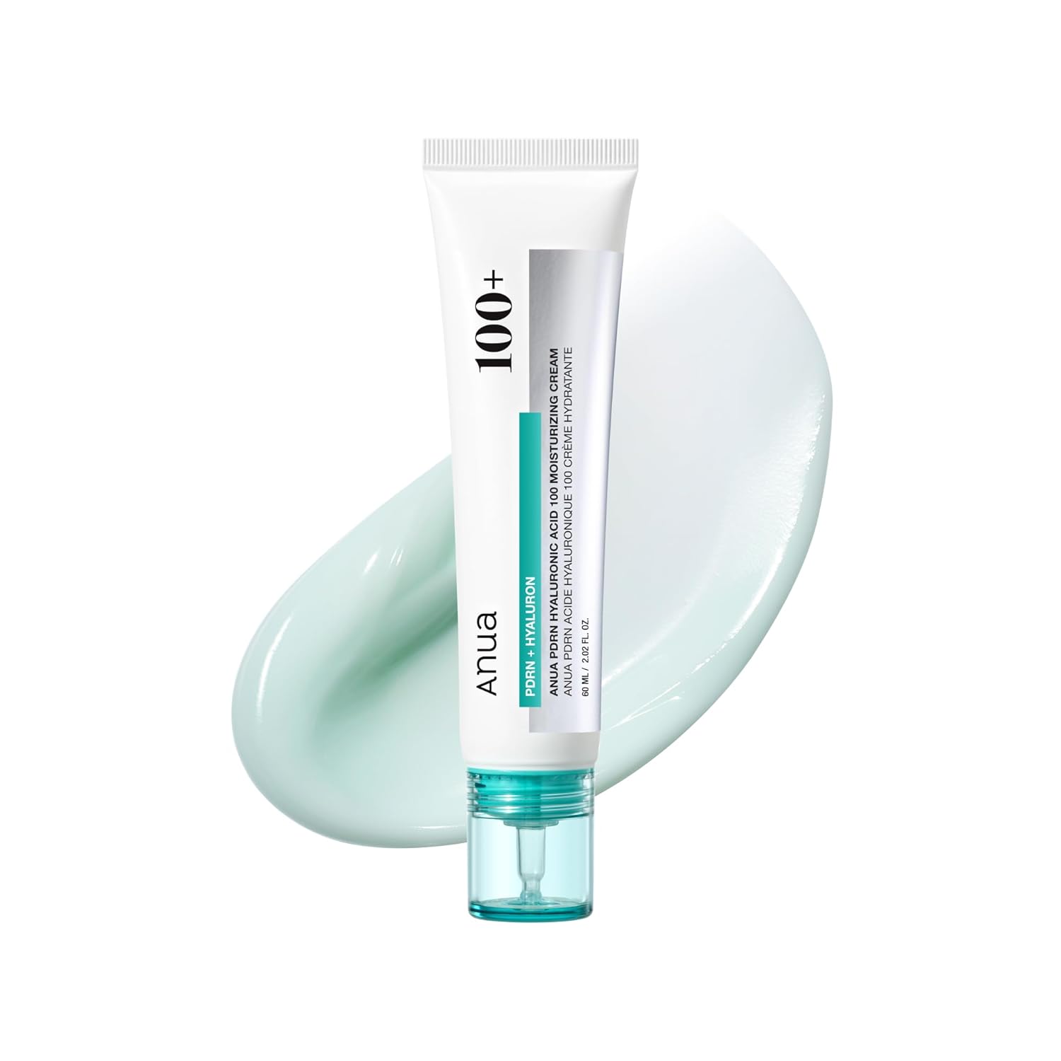 anua pdrn hyaluronic acid 100 moisturizing cream lightweight hydrating moisturizer with salmon pdrn