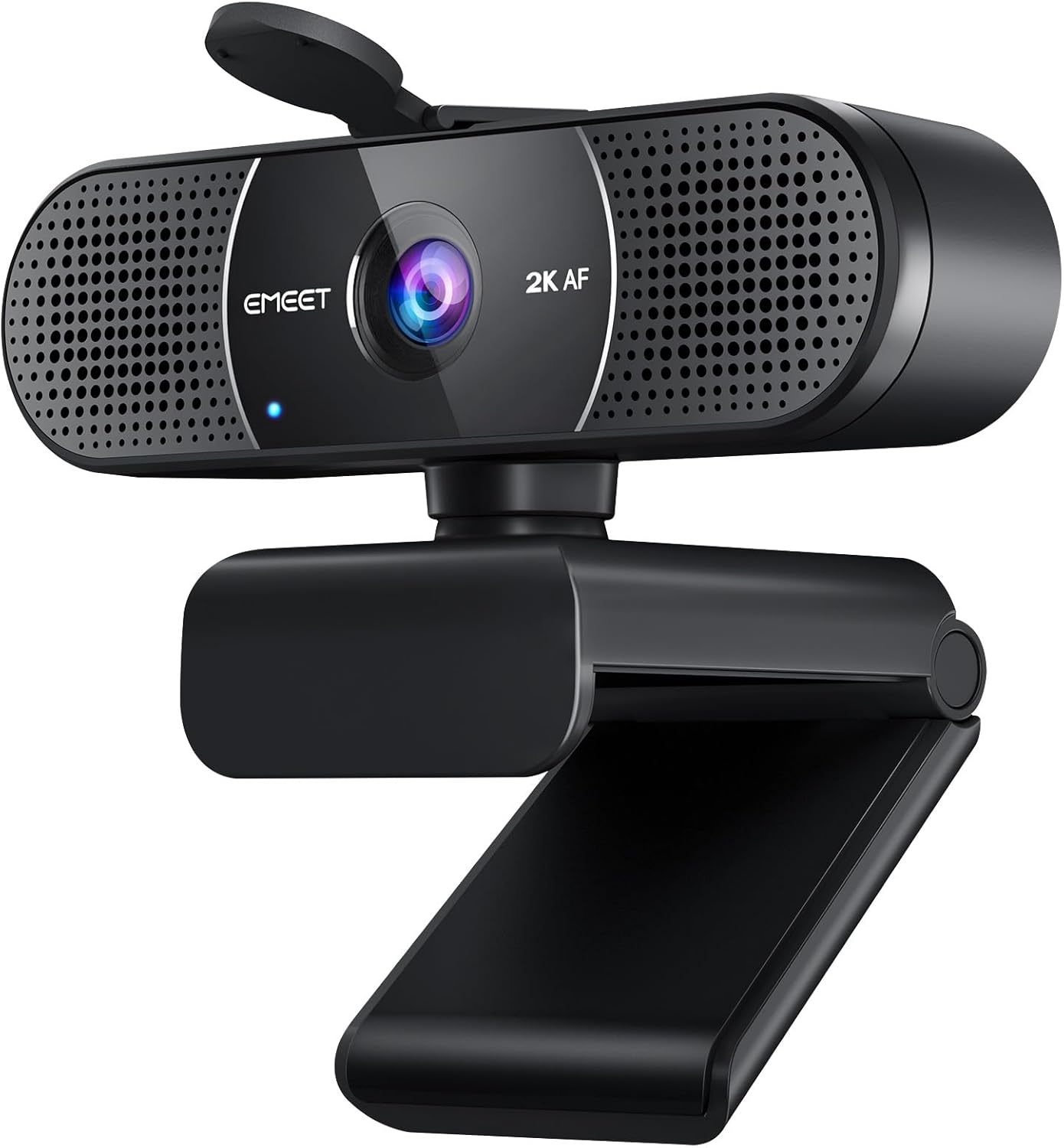 emeet c960 1080p webcam with 2 mics, 90° fov, usb type-a & a-to-c adapter, plug&play computer camera