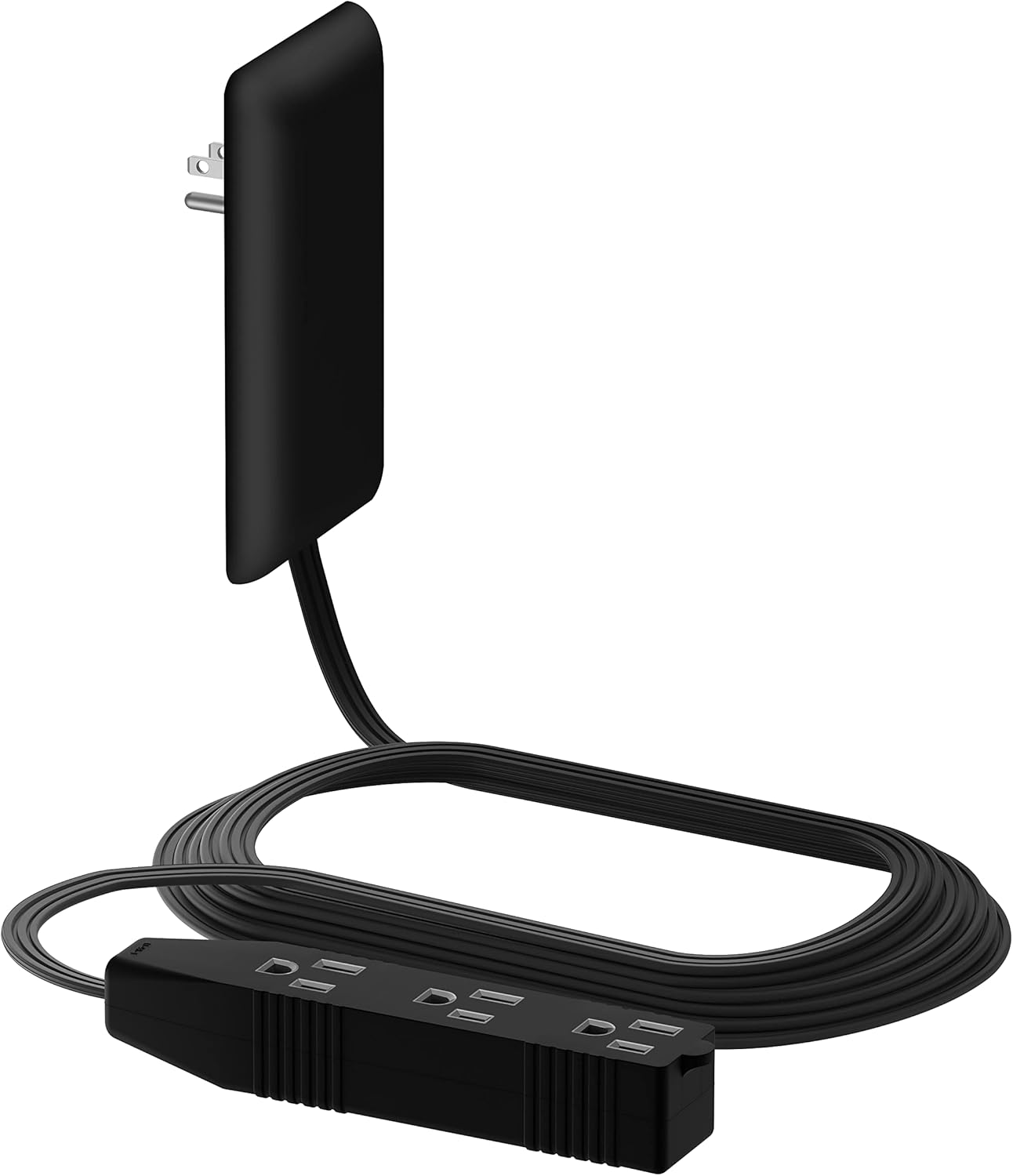 Lider LWE3-315-W Flat-Face Outlet Extender with 3 Receptacles, 3ft Cord, ETL-Listed, White