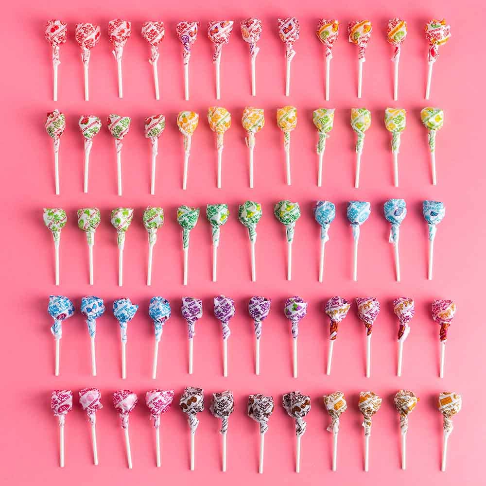 Dum Dums original 400 ct assorted suckers, individually wrapped lollipops, bulk candy bag