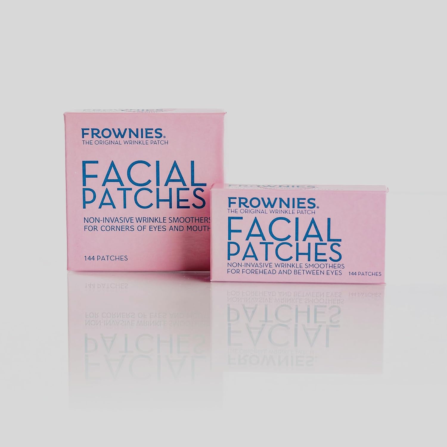 Frownies Forehead and Between the Eyes Wrinkle Patches - Hypoallergenic Facial Patches for Smoothing Forehead Wrinkles and Eleven Lines