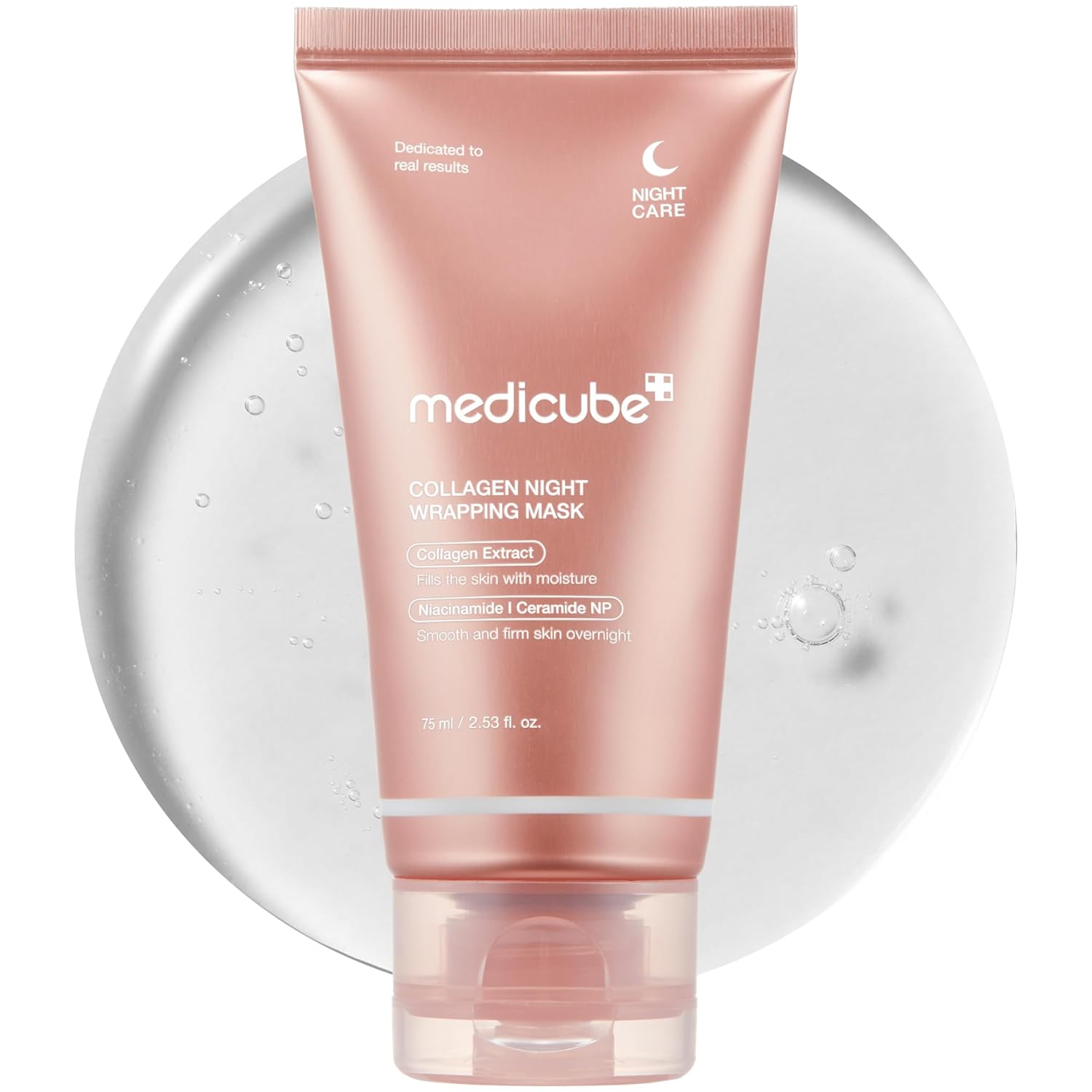 medicube Collagen Overnight Wrapping Peel Off Facial Mask Pack for Hydration and Elasticity Care