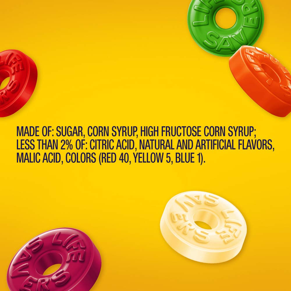Life Savers 5 Flavors Hard Candy Assortment 50-Ounce Individually Wrapped Bulk Pack
