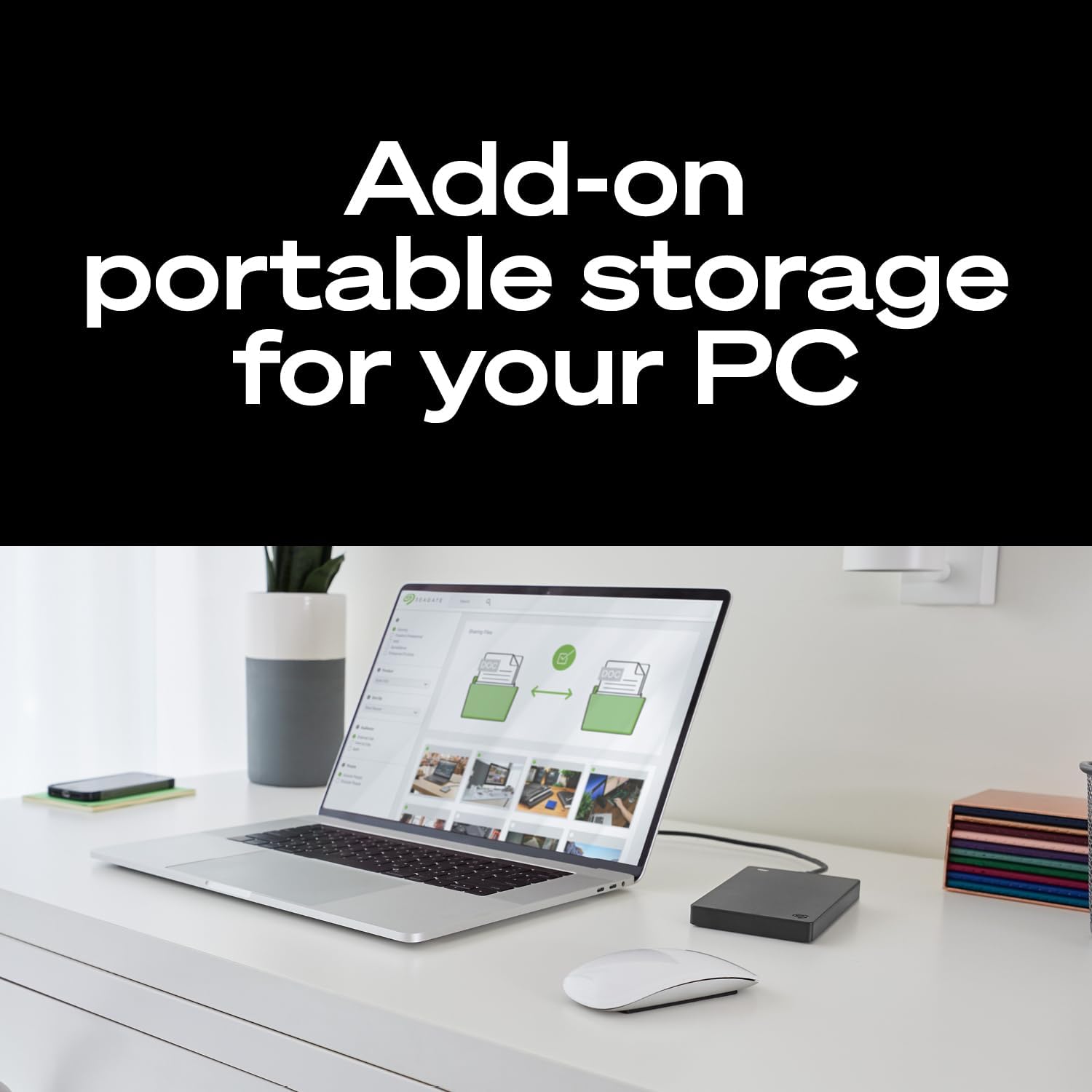 Seagate Portable 2TB External Hard Drive HDD — USB 3.0 for PC, Mac, PlayStation, & Xbox -1-Year Rescue Service (STGX2000400)