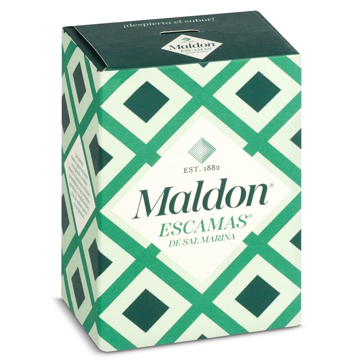 Maldon artisanal sea salt flakes, 125g, non-iodized, fine texture