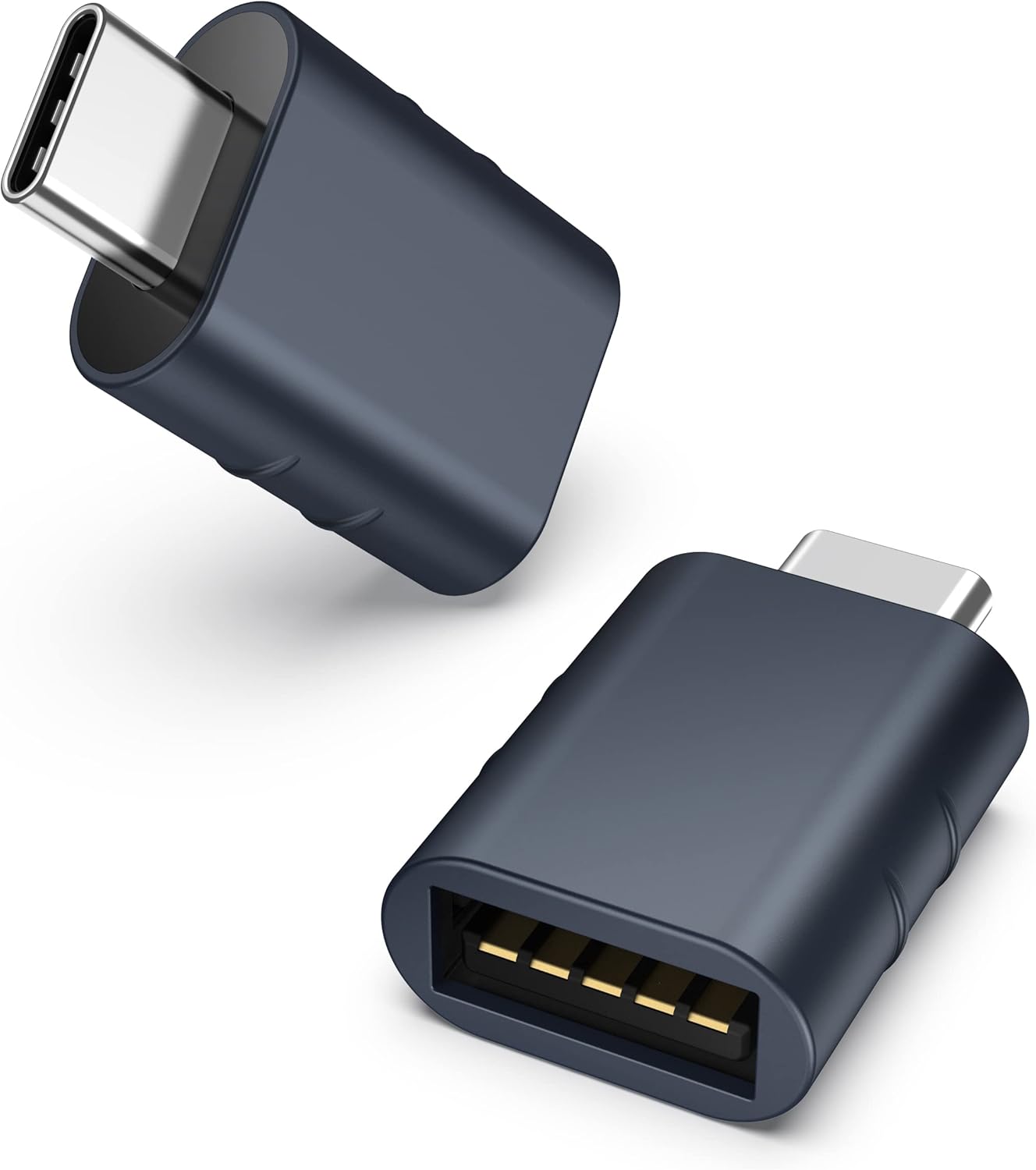 syntech usb c to usb adapter pack of 2 space grey thunderbolt 4 compatible with macbook pro air surface ipad