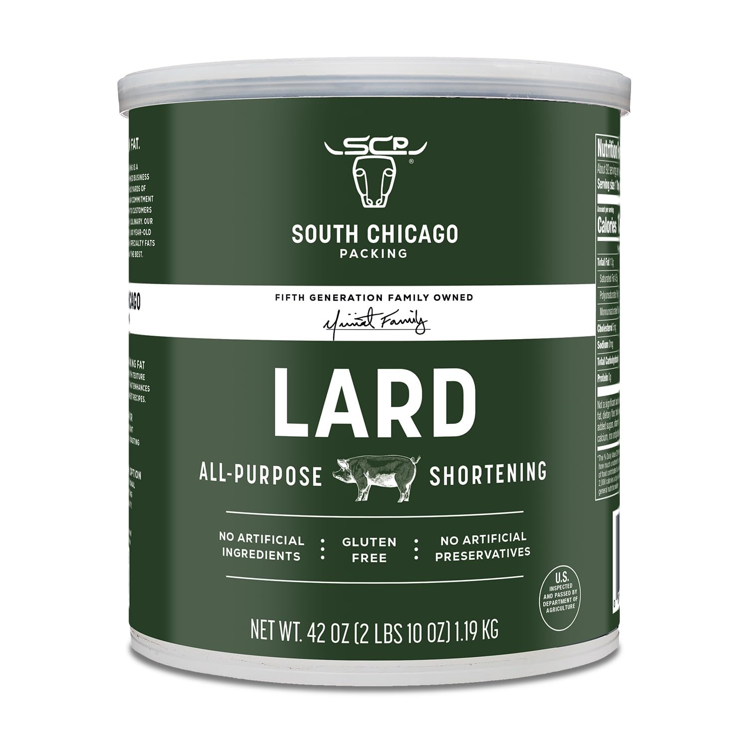 south chicago packing traditional lard shortening 42 ounce specialty baking fat