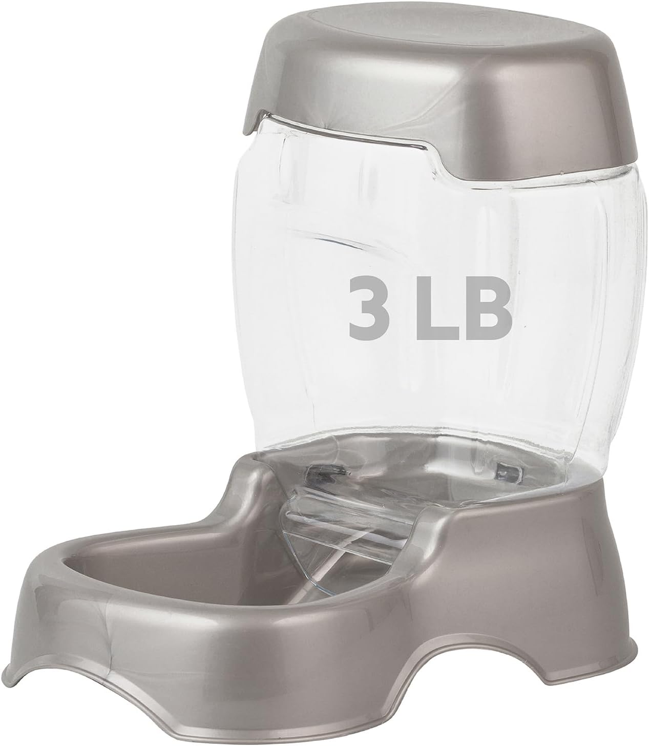 petmate pet cafe feeder dog and cat feeder, 3 sizes, made in usa, pearlescent colors