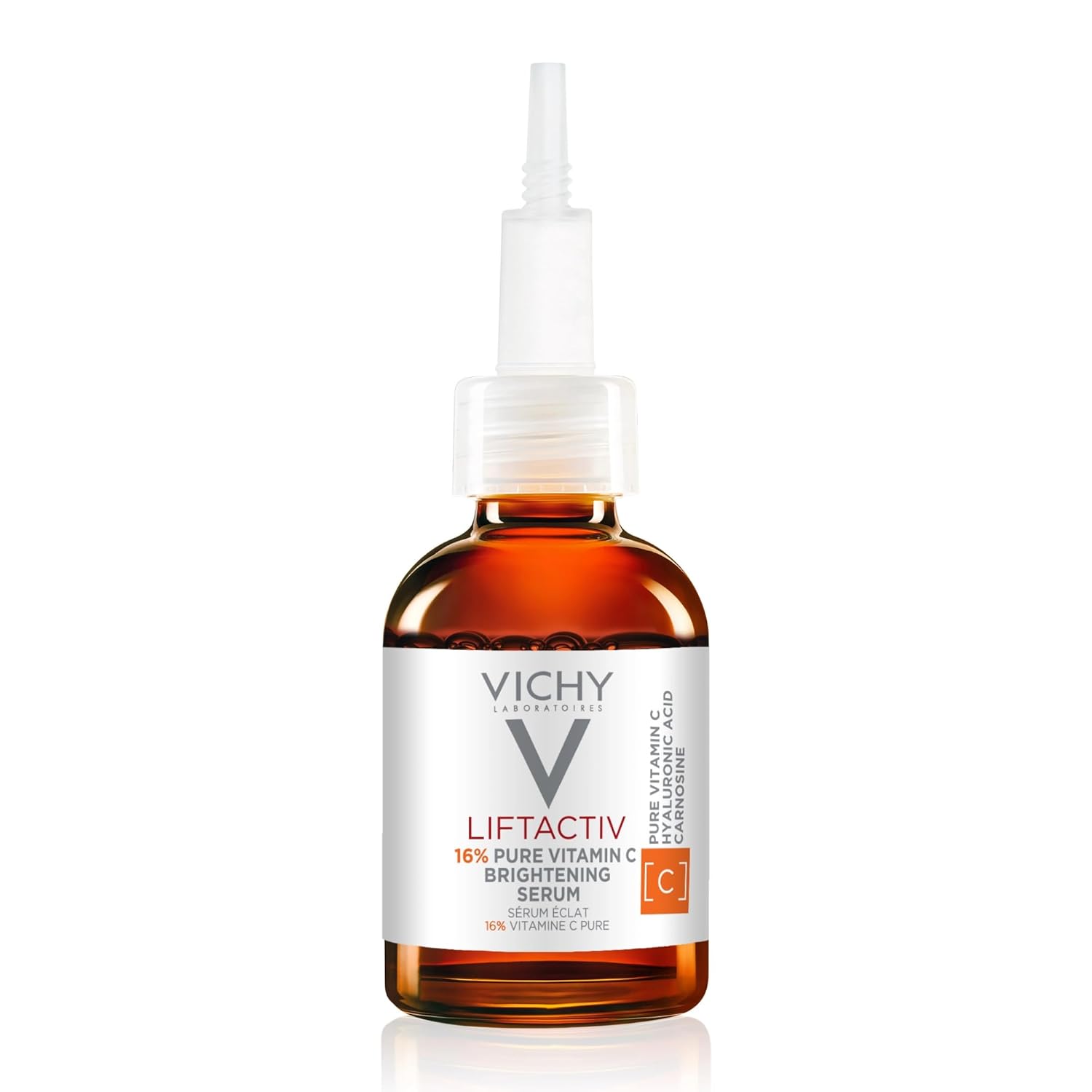 vichy liftactiv vitamin c serum 20ml face brightening pure vitamin c + hyaluronic acid + vitamin e
