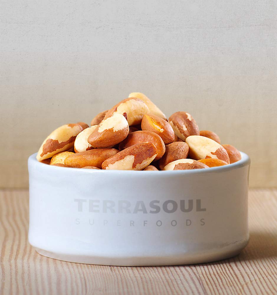Terrasoul superfoods organic brazil nuts, 1 lb raw unsalted rich in selenium